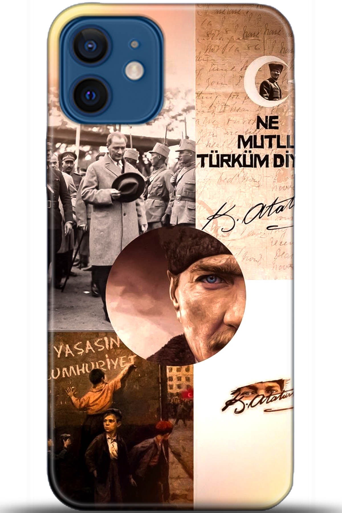 Apple iPhone 12 Mini Kılıf HD Baskılı Kılıf - Followed Institution 5675
