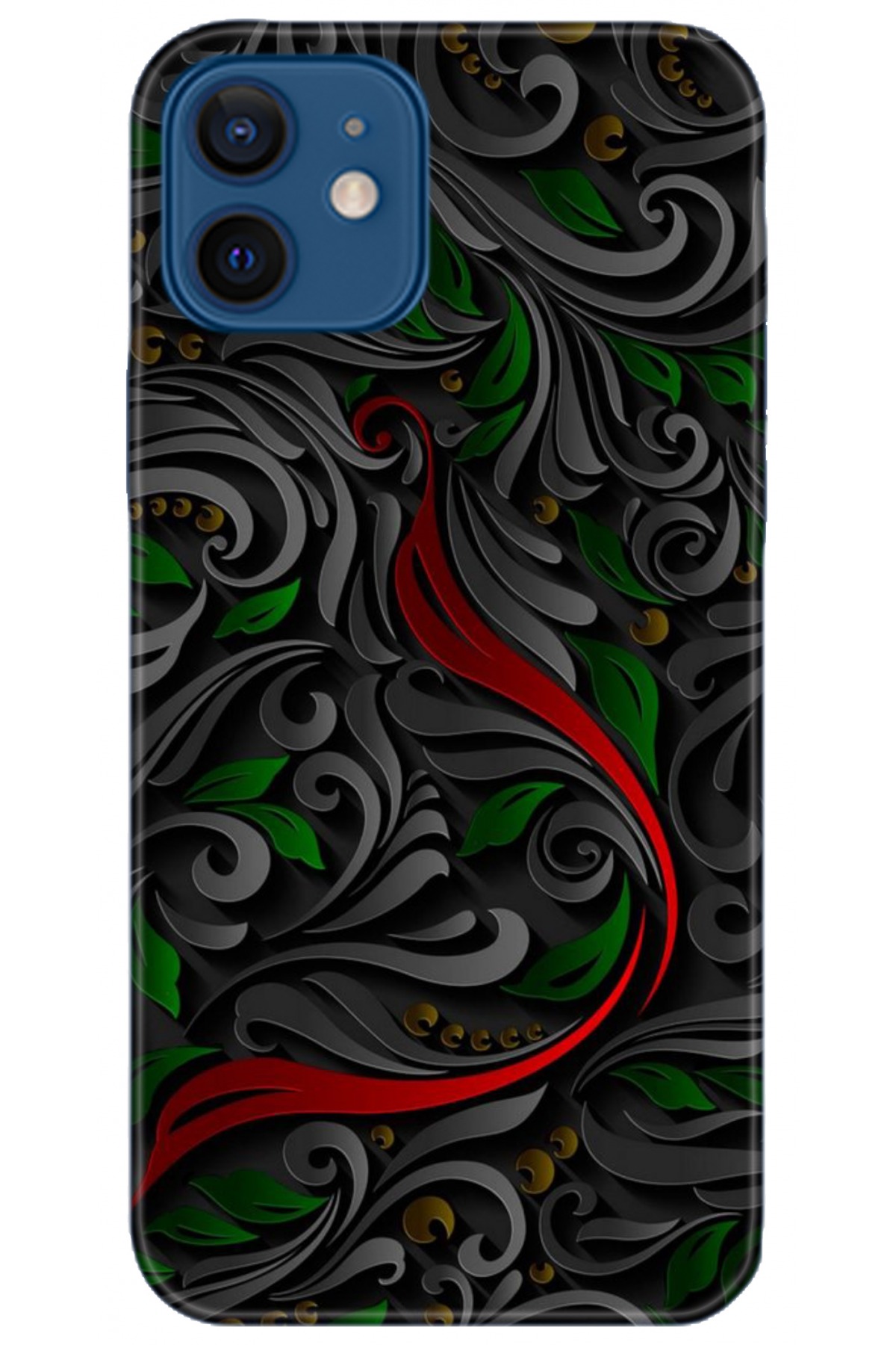 Apple iPhone 12 Mini Uyumlu Kılıf HD Baskılı Kılıf - Followed Institution 5145