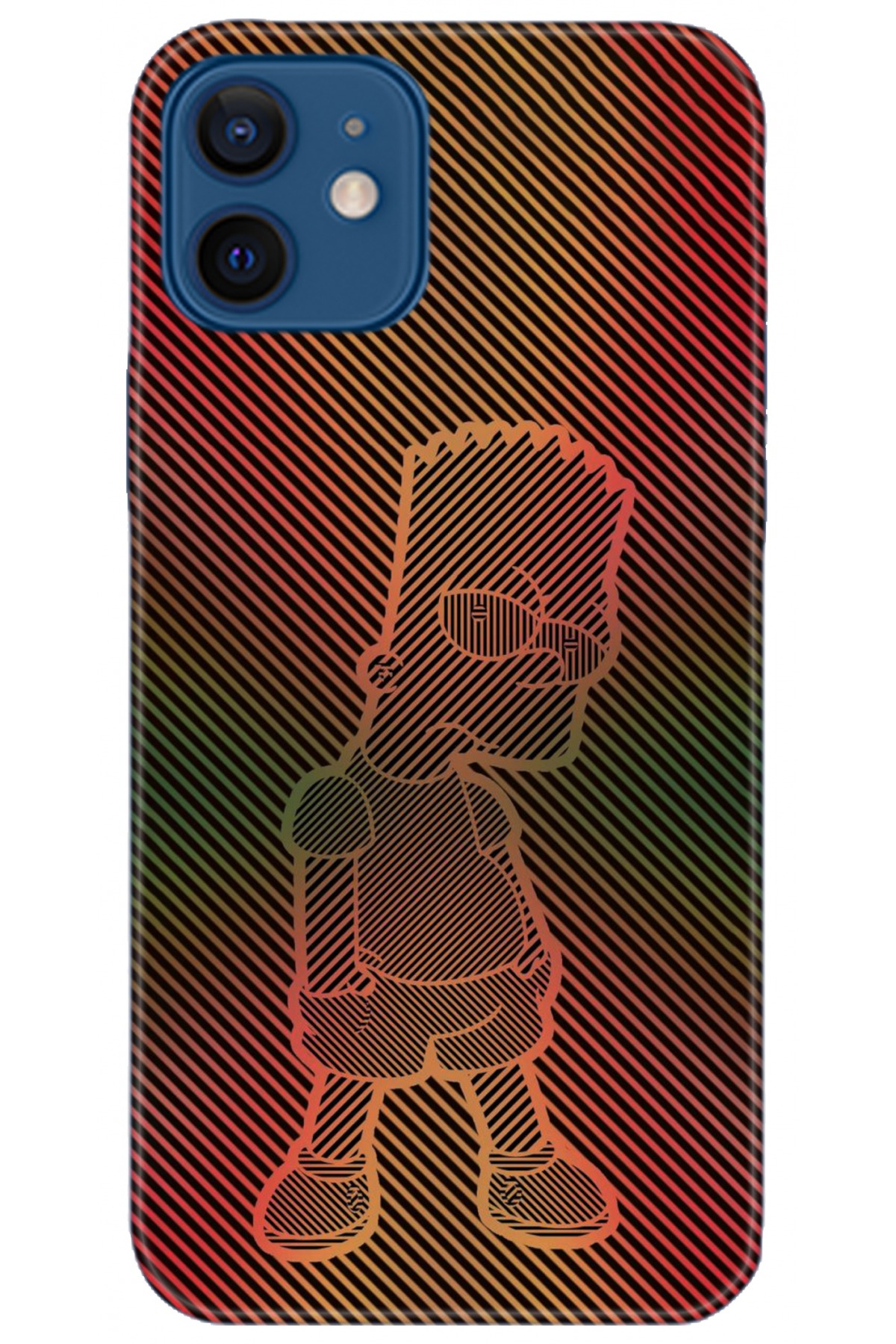 Apple iPhone 12 Mini Uyumlu Kılıf HD Baskılı Kılıf - Followed Institution 5147