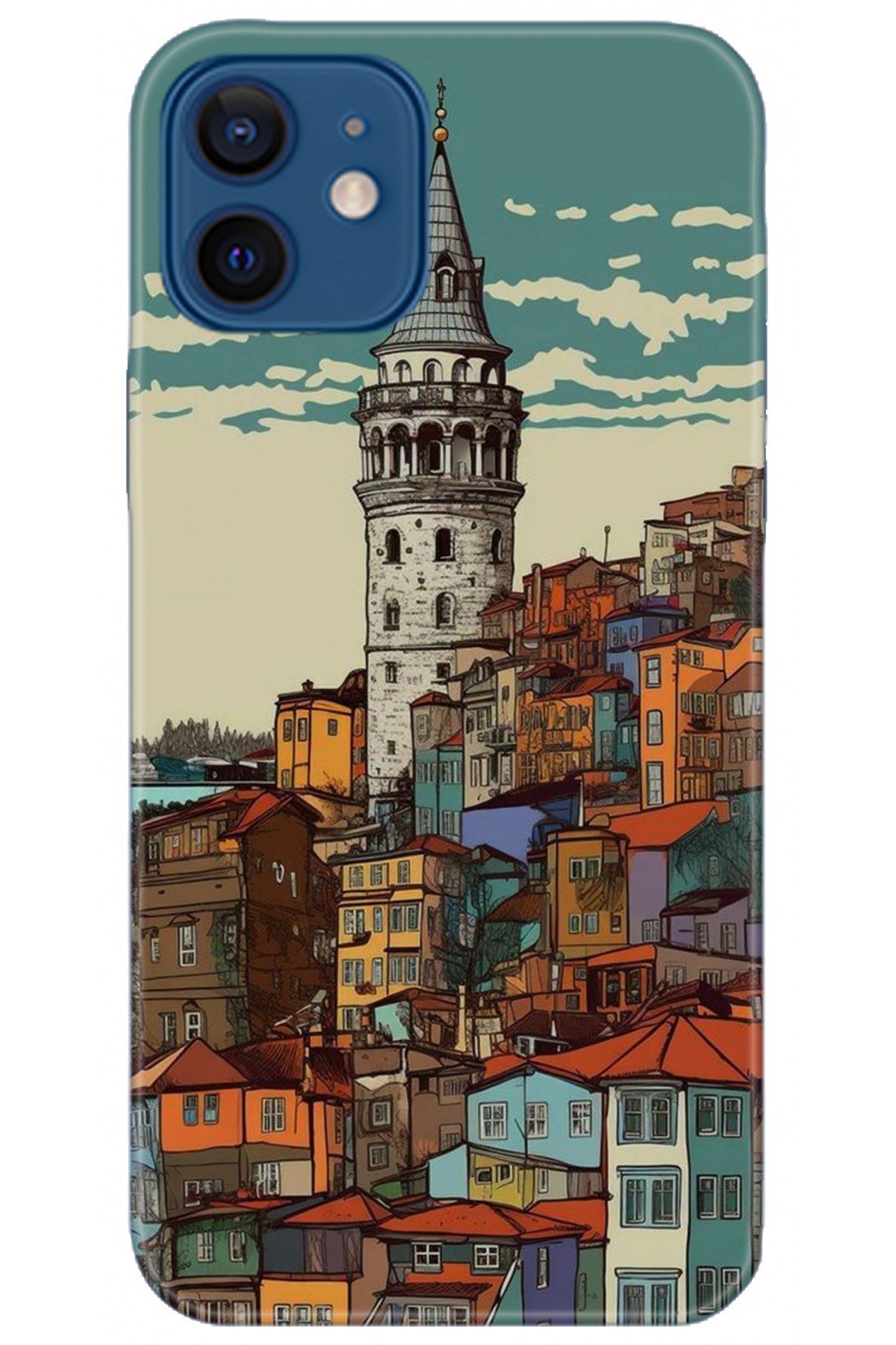 Apple iPhone 12 Mini Uyumlu Kılıf HD Baskılı Kılıf - Followed Institution 5199