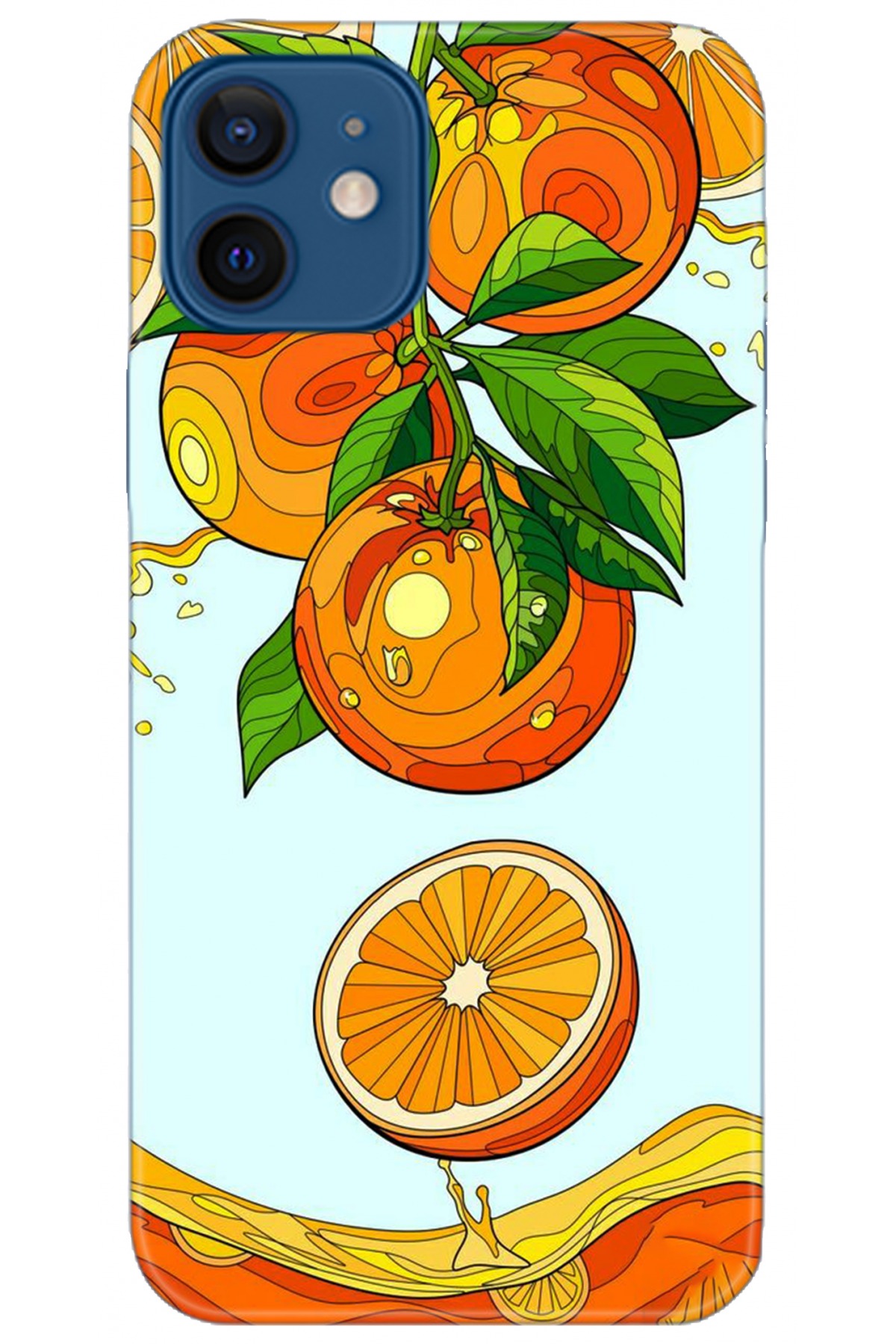 Apple iPhone 12 Mini Uyumlu Kılıf HD Baskılı Kılıf - Followed Institution 5202