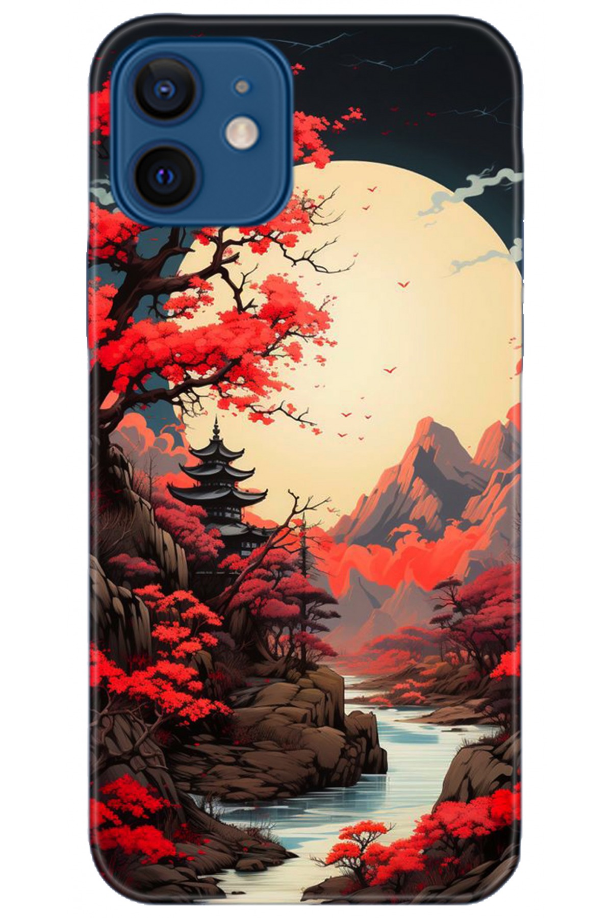 Apple iPhone 12 Mini Uyumlu Kılıf HD Baskılı Kılıf - Followed Institution 5242