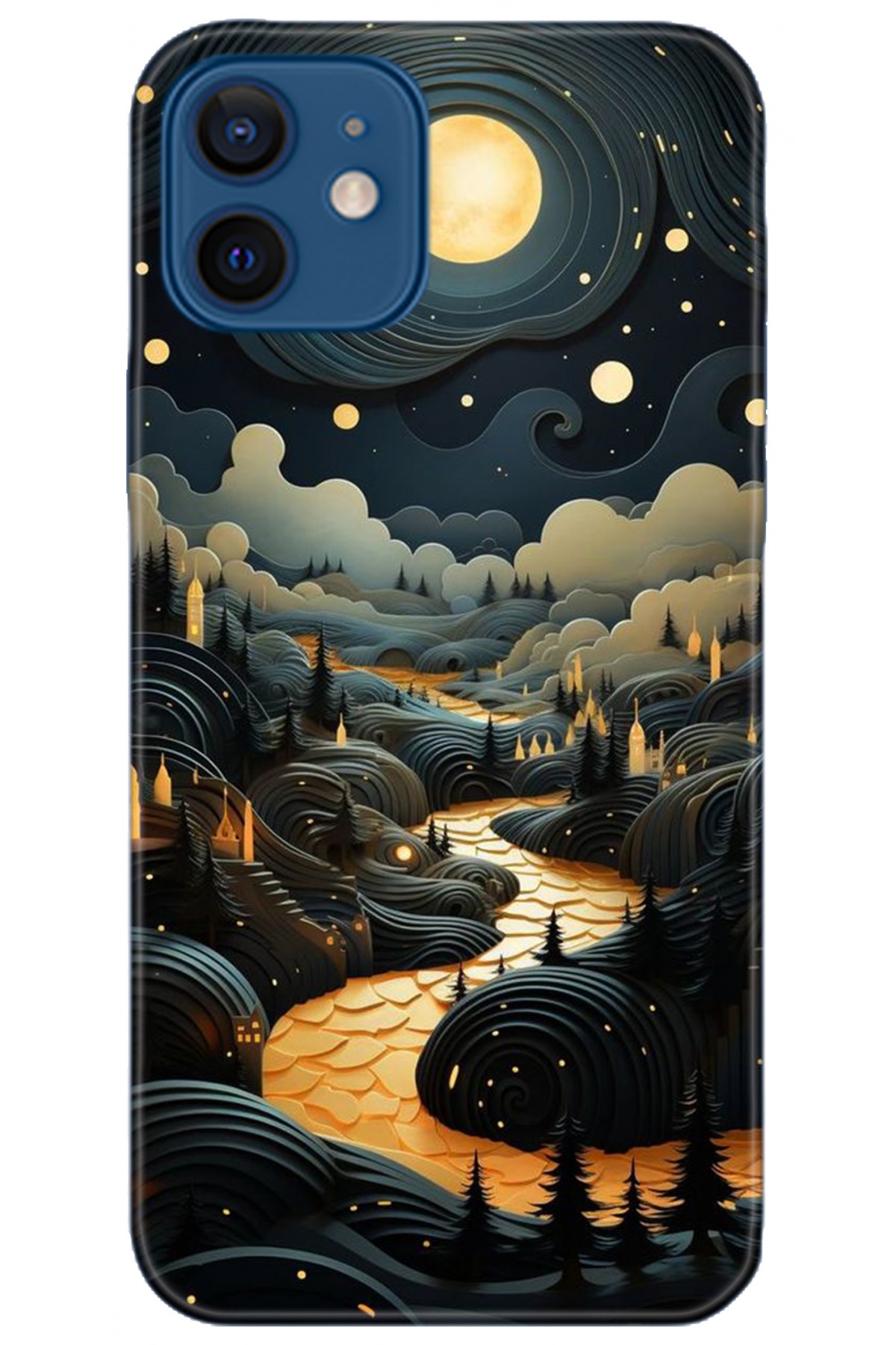 Apple iPhone 12 Mini Uyumlu Kılıf HD Baskılı Kılıf - Followed Institution 5268