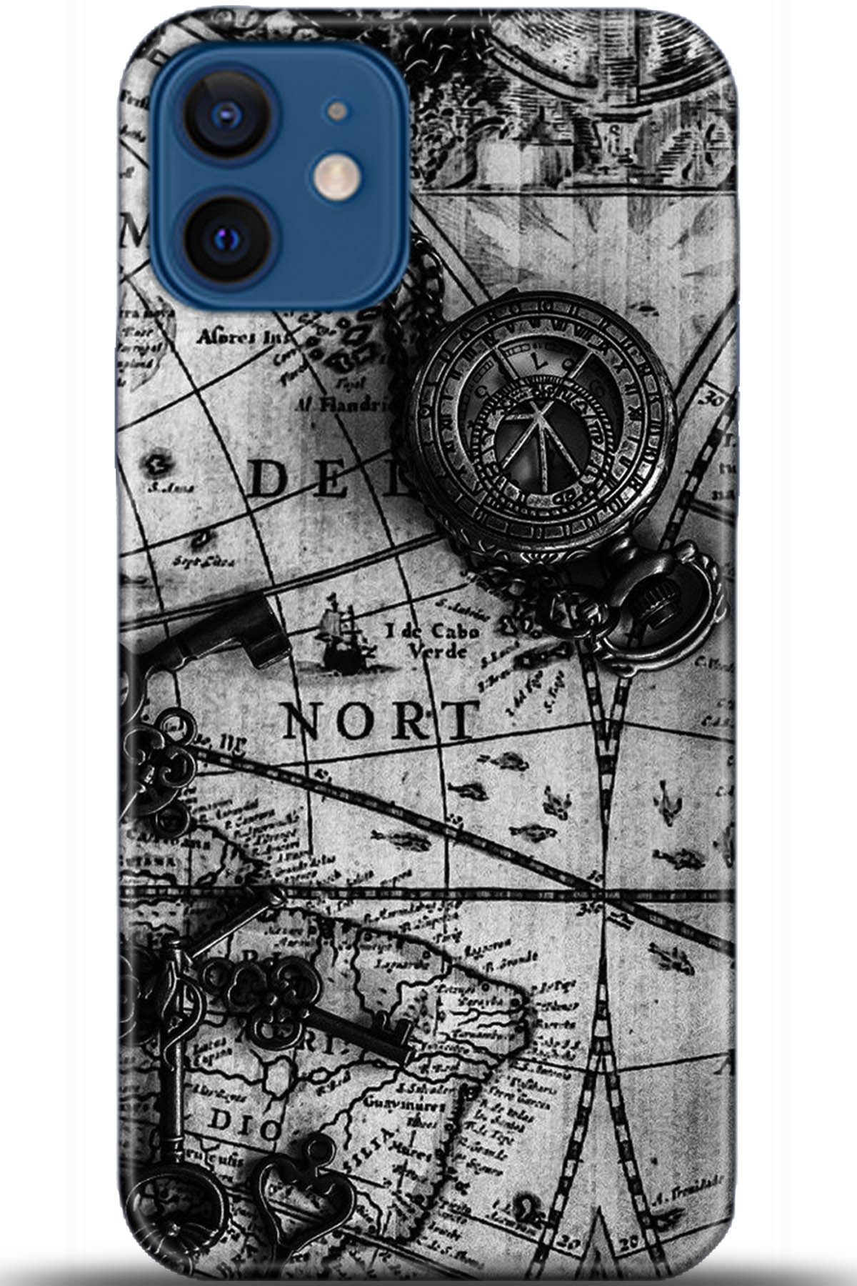 Apple iPhone 12 Mini Uyumlu Kılıf HD Baskılı Kılıf - Followed Institution 5381