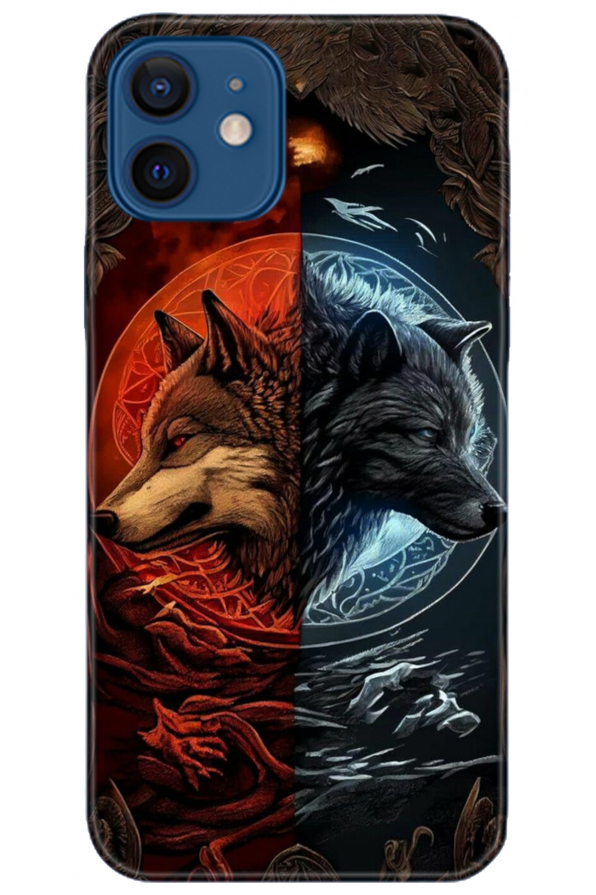 Apple iPhone 12 6.1inç Kılıf HD Baskılı Kılıf - Followed Institution 5136