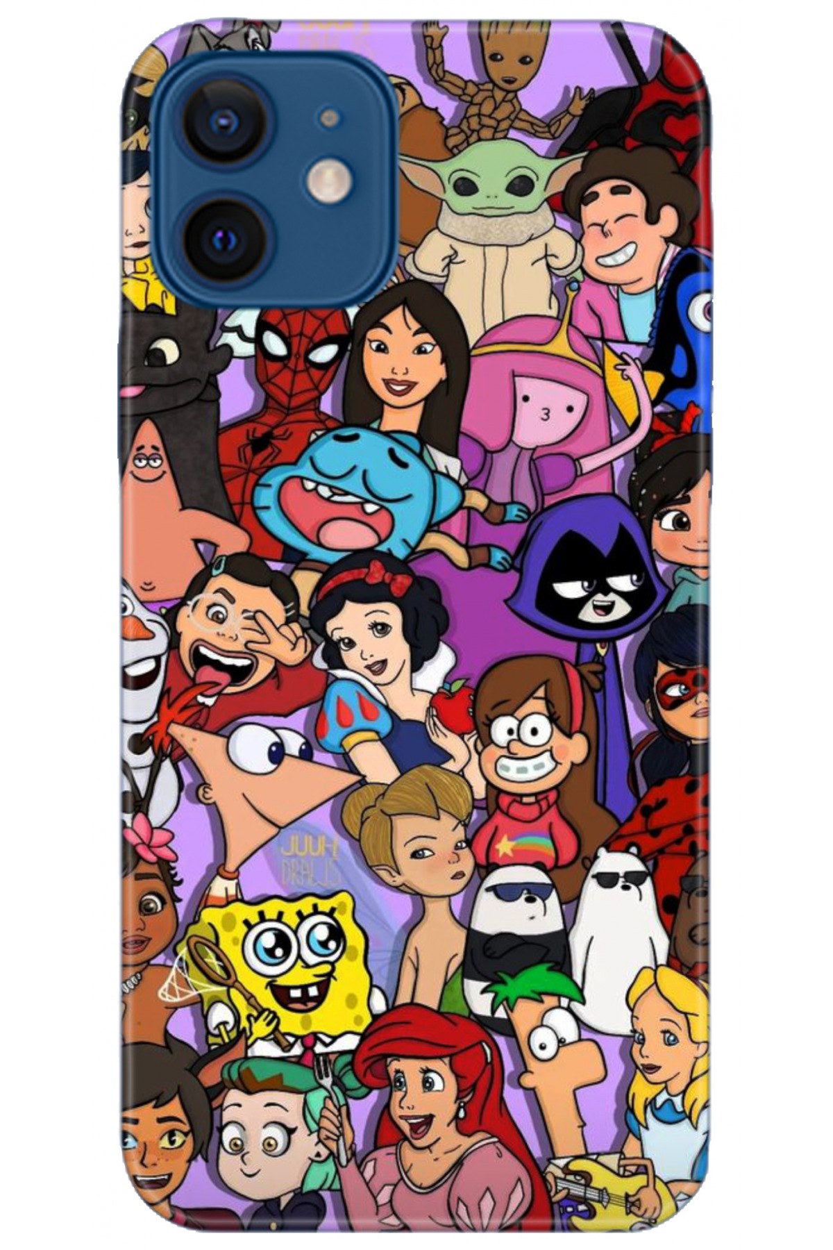 Apple iPhone 12 6.1inç Kılıf HD Baskılı Kılıf - Followed Institution 5168