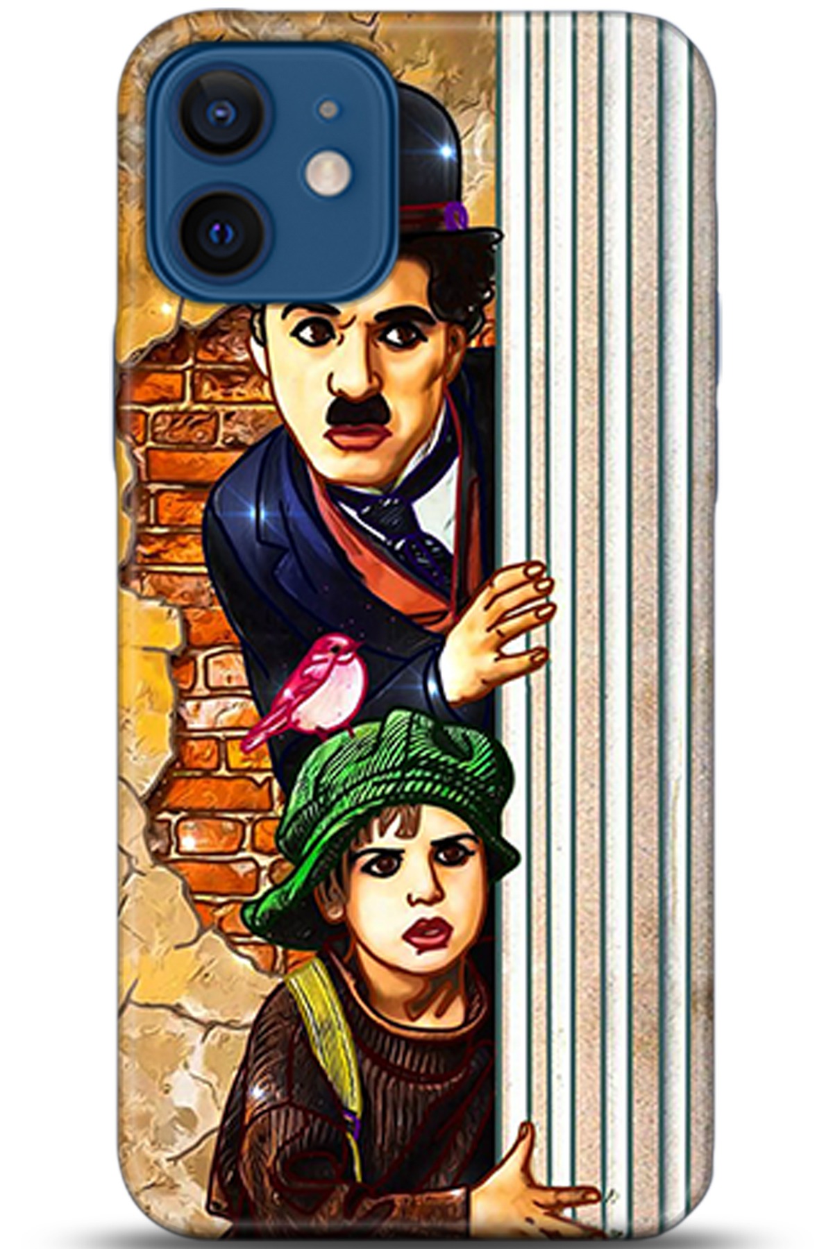 Apple iPhone 12 6.1inç Kılıf HD Baskılı Kılıf - Followed Institution 5348