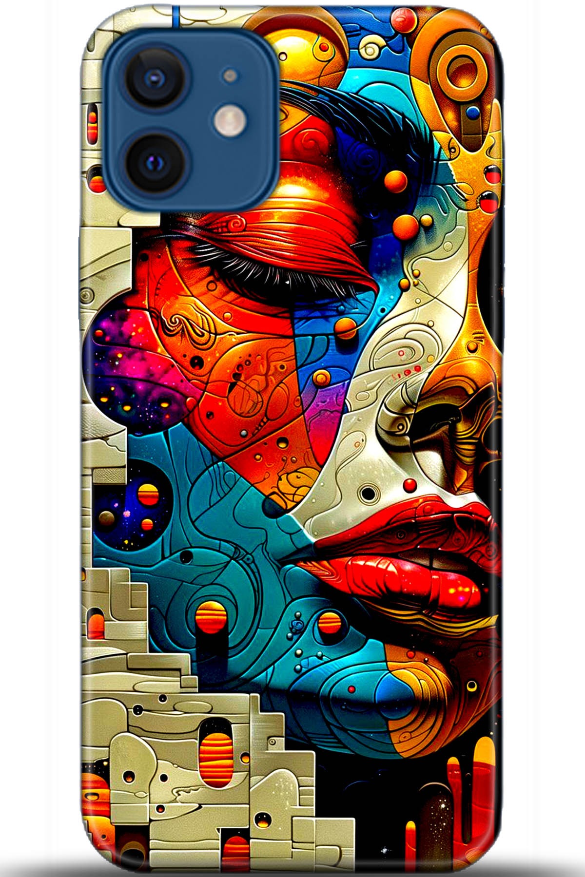 Apple iPhone 12 6.1inç Kılıf HD Baskılı Kılıf - Followed Institution 5422