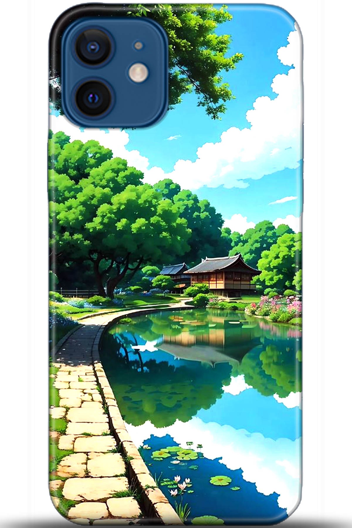 Apple iPhone 12 6.1inç Kılıf HD Baskılı Kılıf - Followed Institution 5463