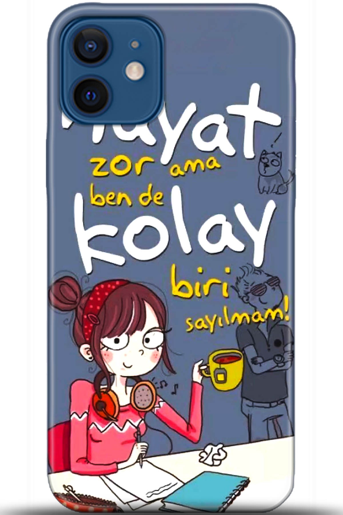 Apple iPhone 12 6.1inç Kılıf HD Baskılı Kılıf - Followed Institution 5686