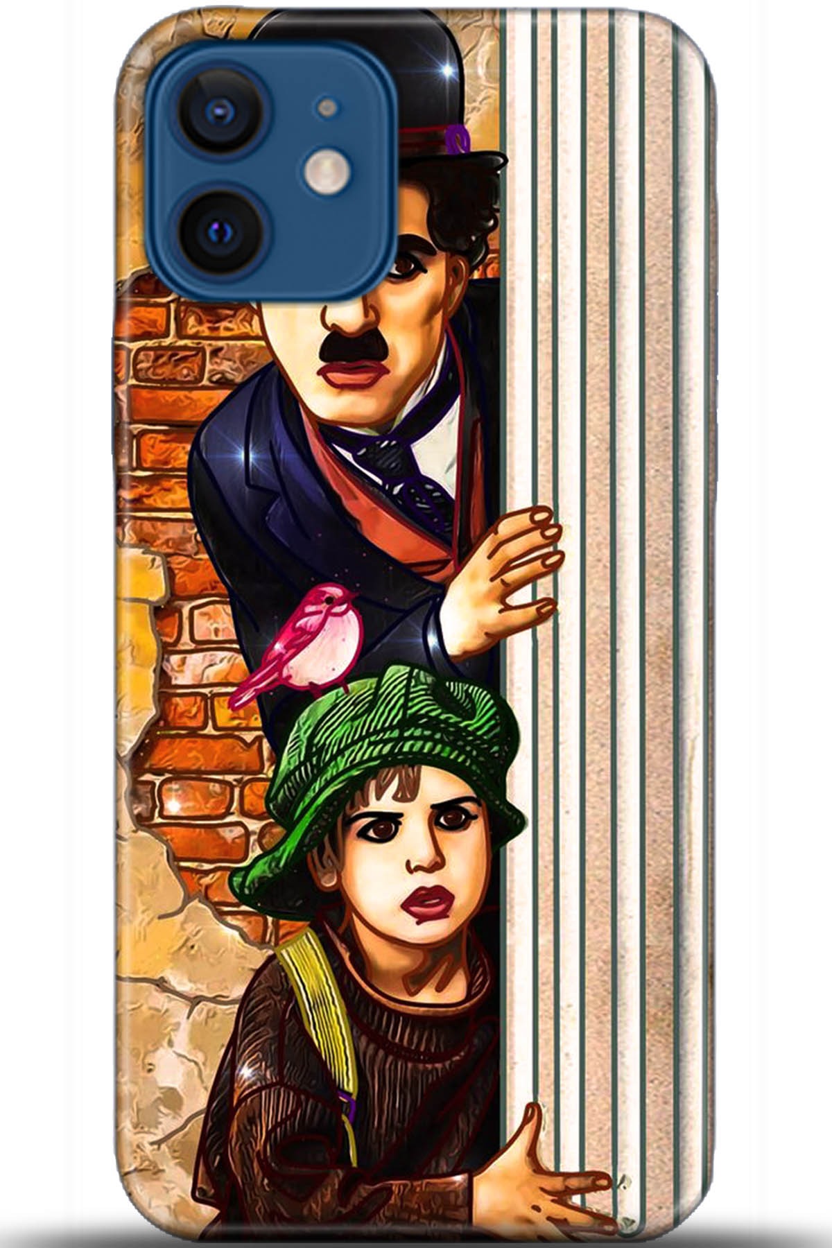 Apple iPhone 12 6.1inç Kılıf HD Baskılı Kılıf - Followed Institution 5694