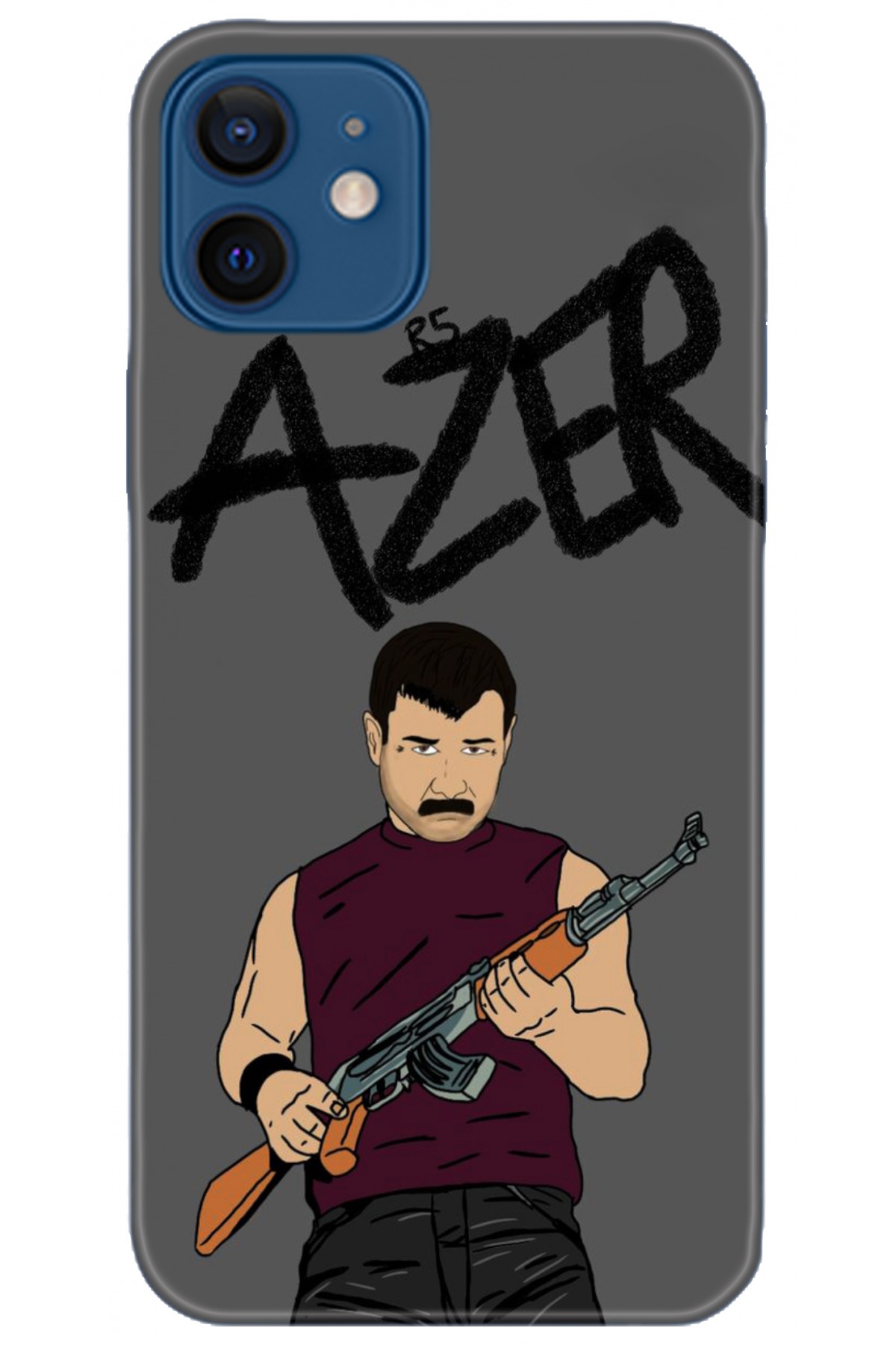 Apple iPhone 12 6.1inç Uyumlu Kılıf HD Baskılı Kılıf - Followed Institution 5128