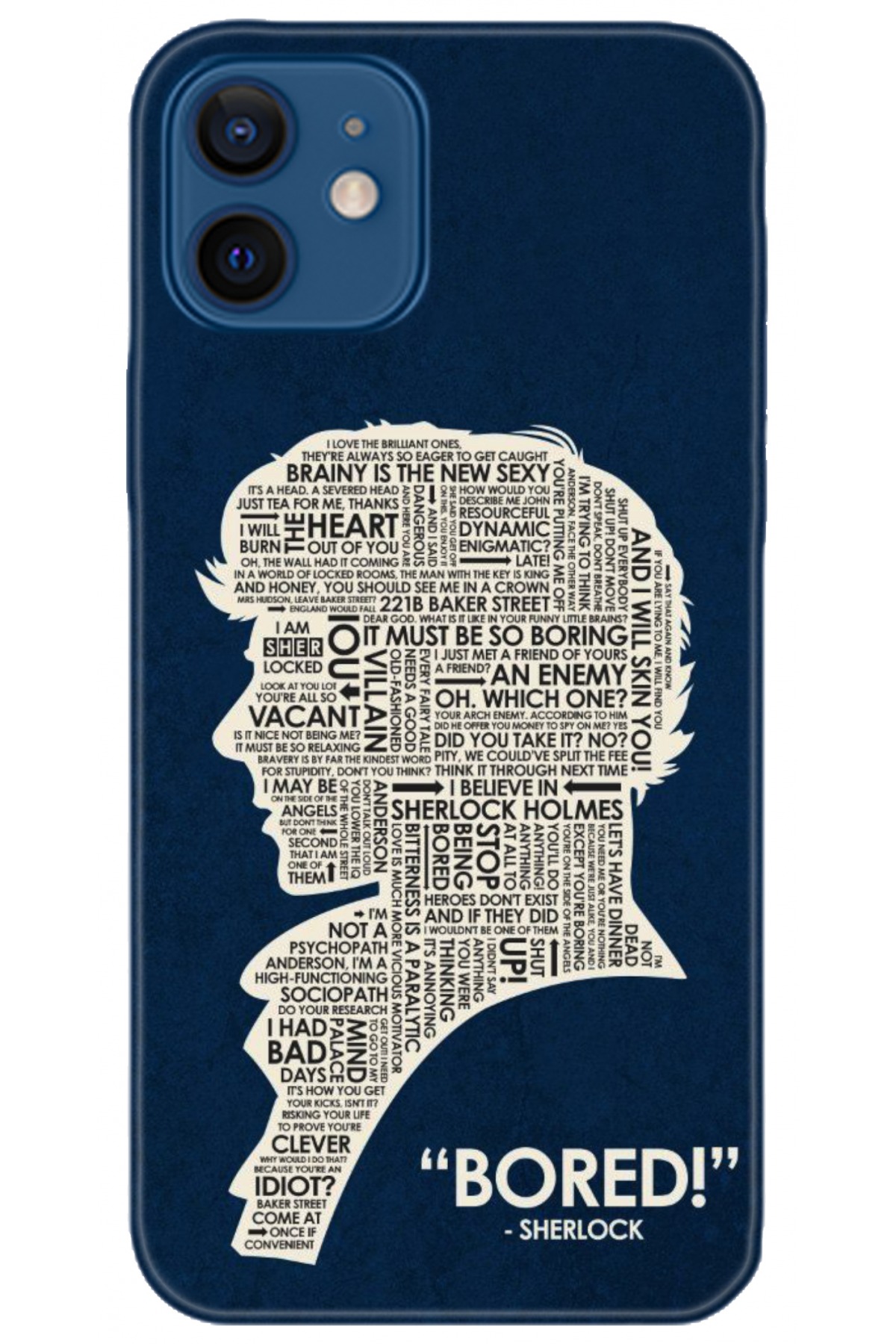 Apple iPhone 12 6.1inç Uyumlu Kılıf HD Baskılı Kılıf - Followed Institution 5156