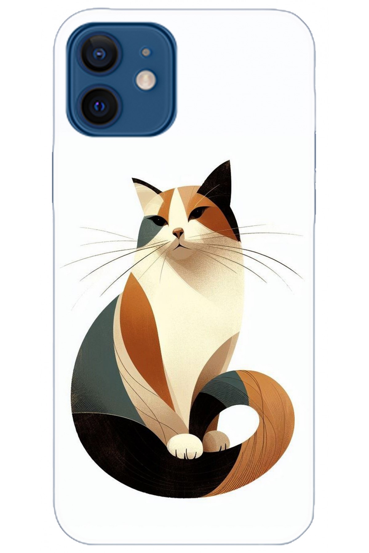 Apple iPhone 12 6.1inç Uyumlu Kılıf HD Baskılı Kılıf - Followed Institution 5213