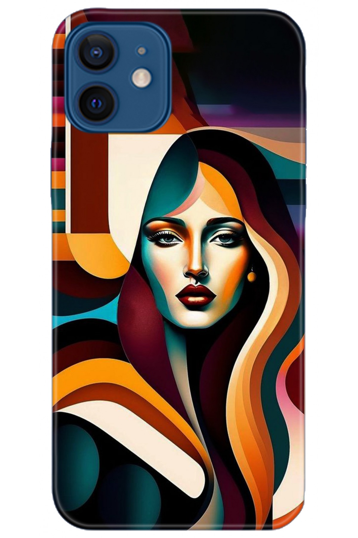 Apple iPhone 12 6.1inç Uyumlu Kılıf HD Baskılı Kılıf - Followed Institution 5245