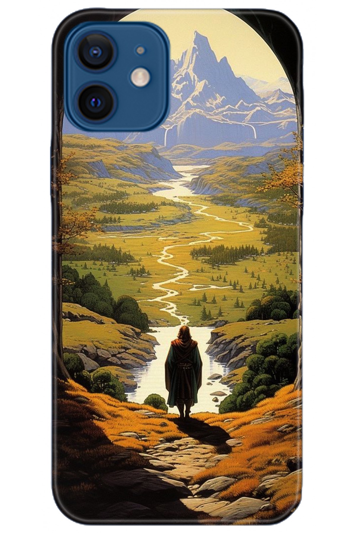 Apple iPhone 12 6.1inç Uyumlu Kılıf HD Baskılı Kılıf - Followed Institution 5263