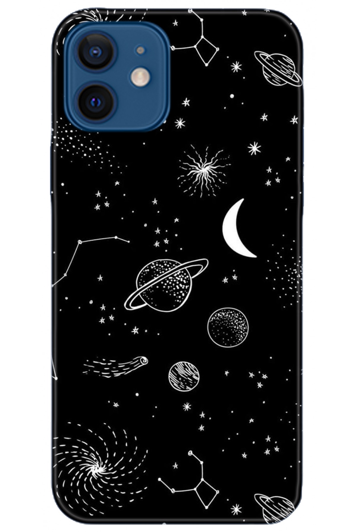 Apple iPhone 12 6.1inç Uyumlu Kılıf HD Baskılı Kılıf - Followed Institution 5302