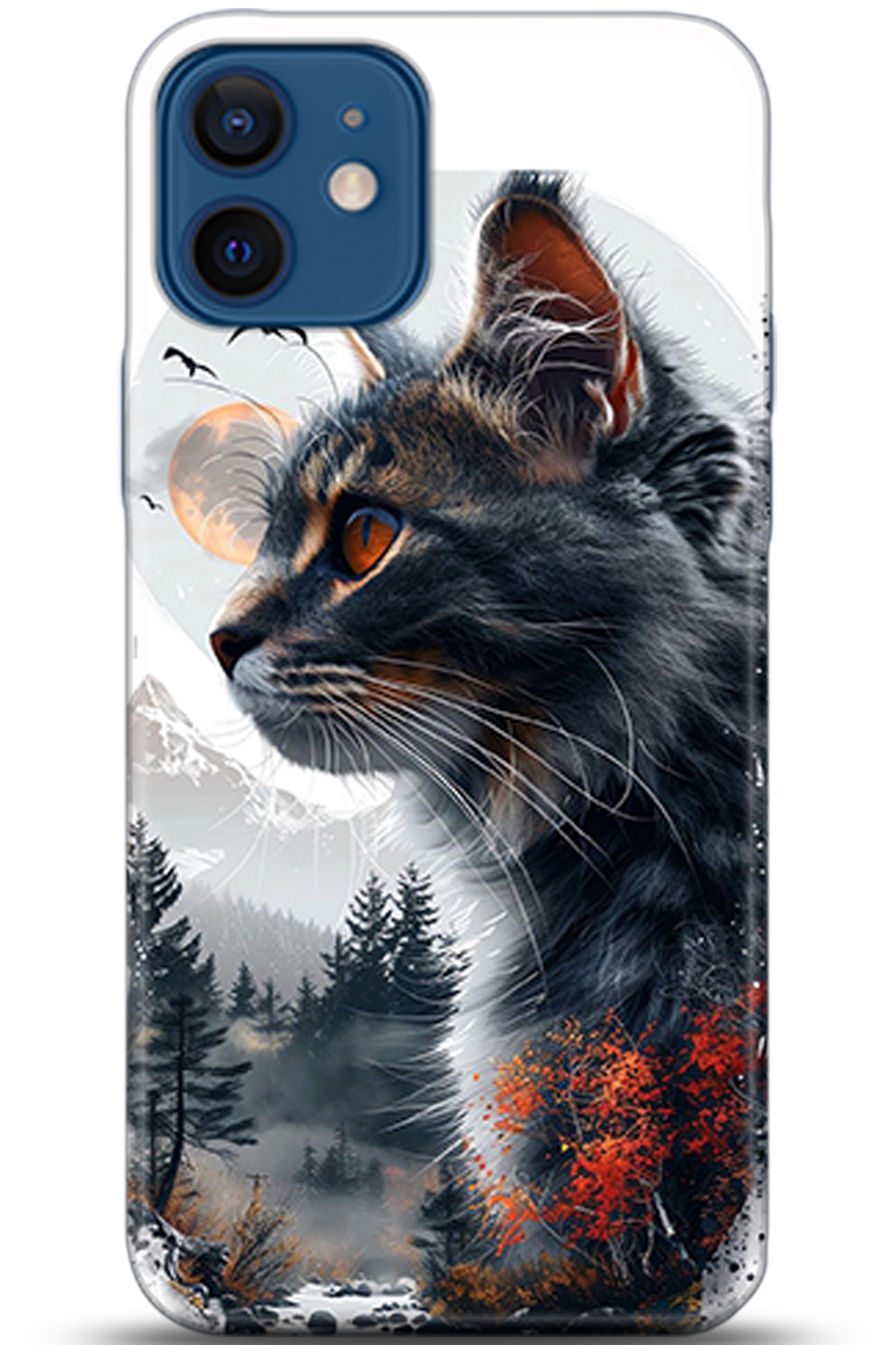 Apple iPhone 12 6.1inç Uyumlu Kılıf HD Baskılı Kılıf - Followed Institution 5319