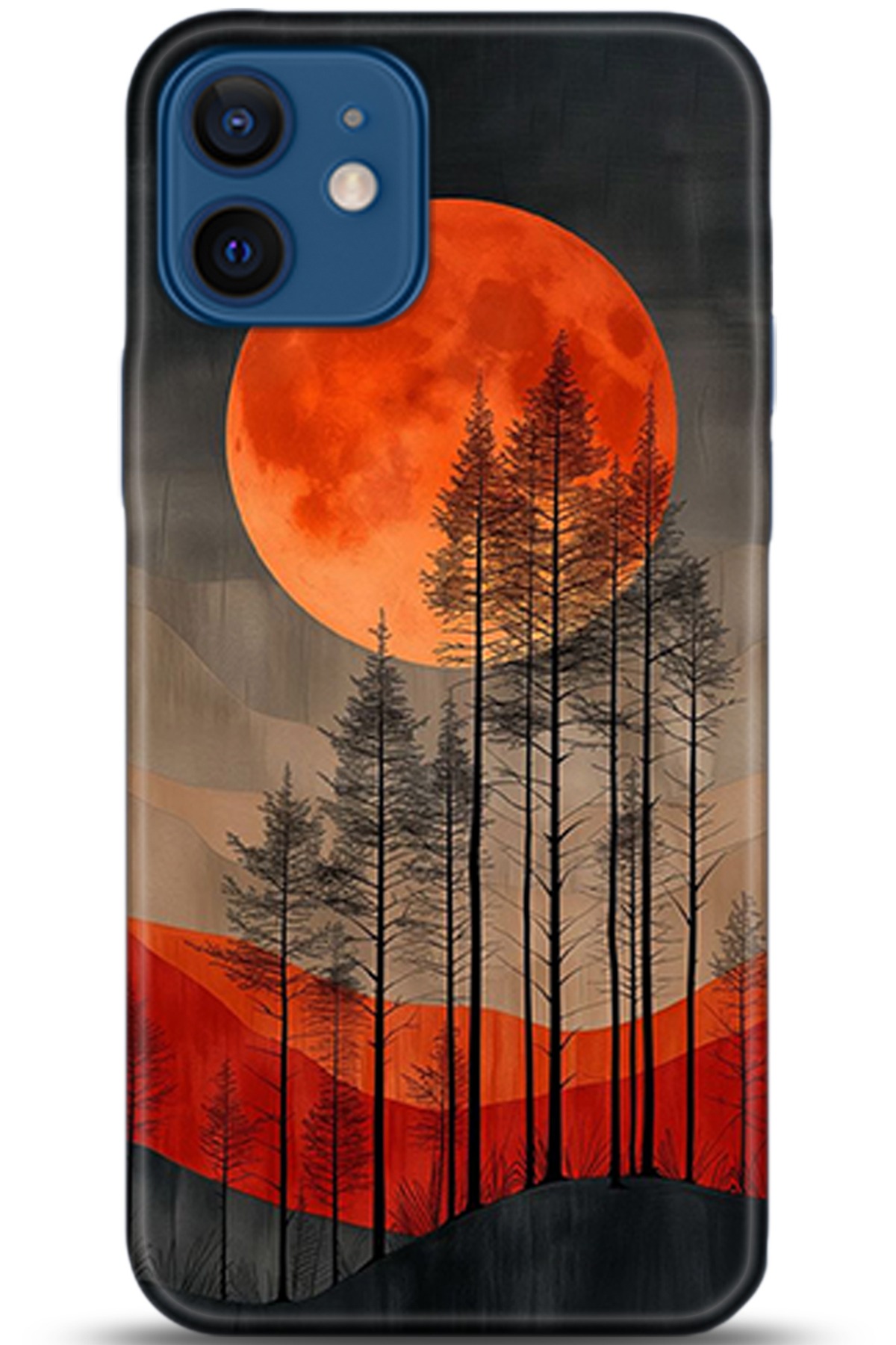 Apple iPhone 12 6.1inç Uyumlu Kılıf HD Baskılı Kılıf - Followed Institution 5370