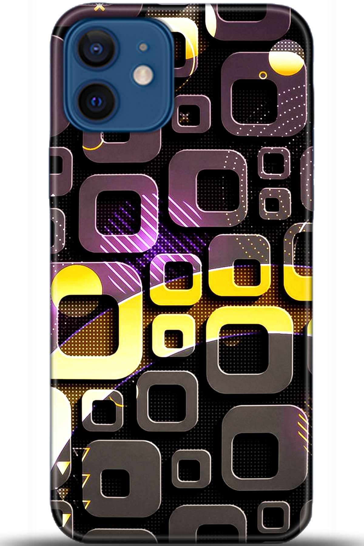 Apple iPhone 12 6.1inç Uyumlu Kılıf HD Baskılı Kılıf - Followed Institution 5526