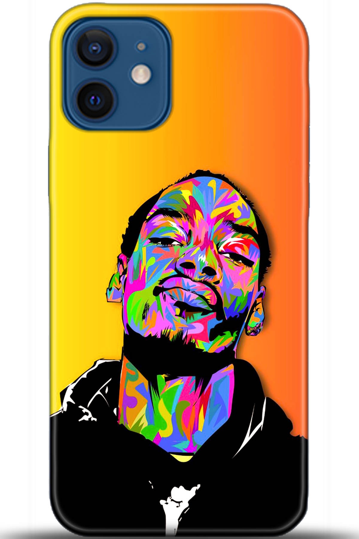 Apple iPhone 12 6.1inç Uyumlu Kılıf HD Baskılı Kılıf - Followed Institution 5573