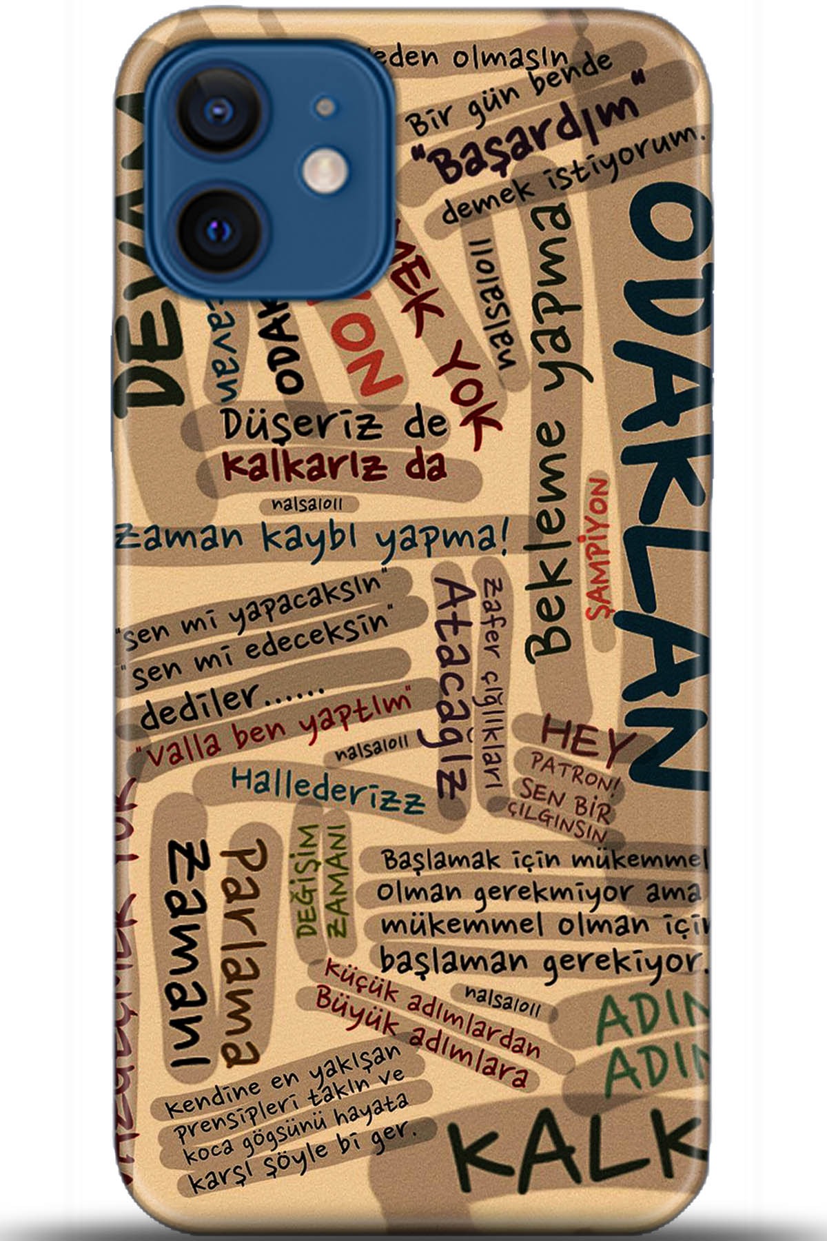 Apple iPhone 12 6.1inç Uyumlu Kılıf HD Baskılı Kılıf - Followed Institution 5586