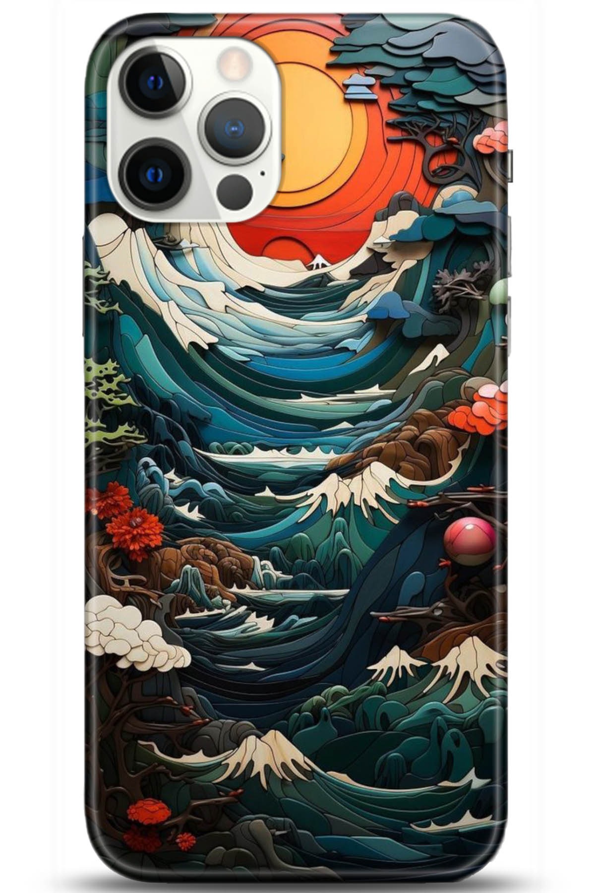 Apple iPhone 12 Pro 6.1inç Kılıf HD Baskılı Kılıf - Followed Institution 5009