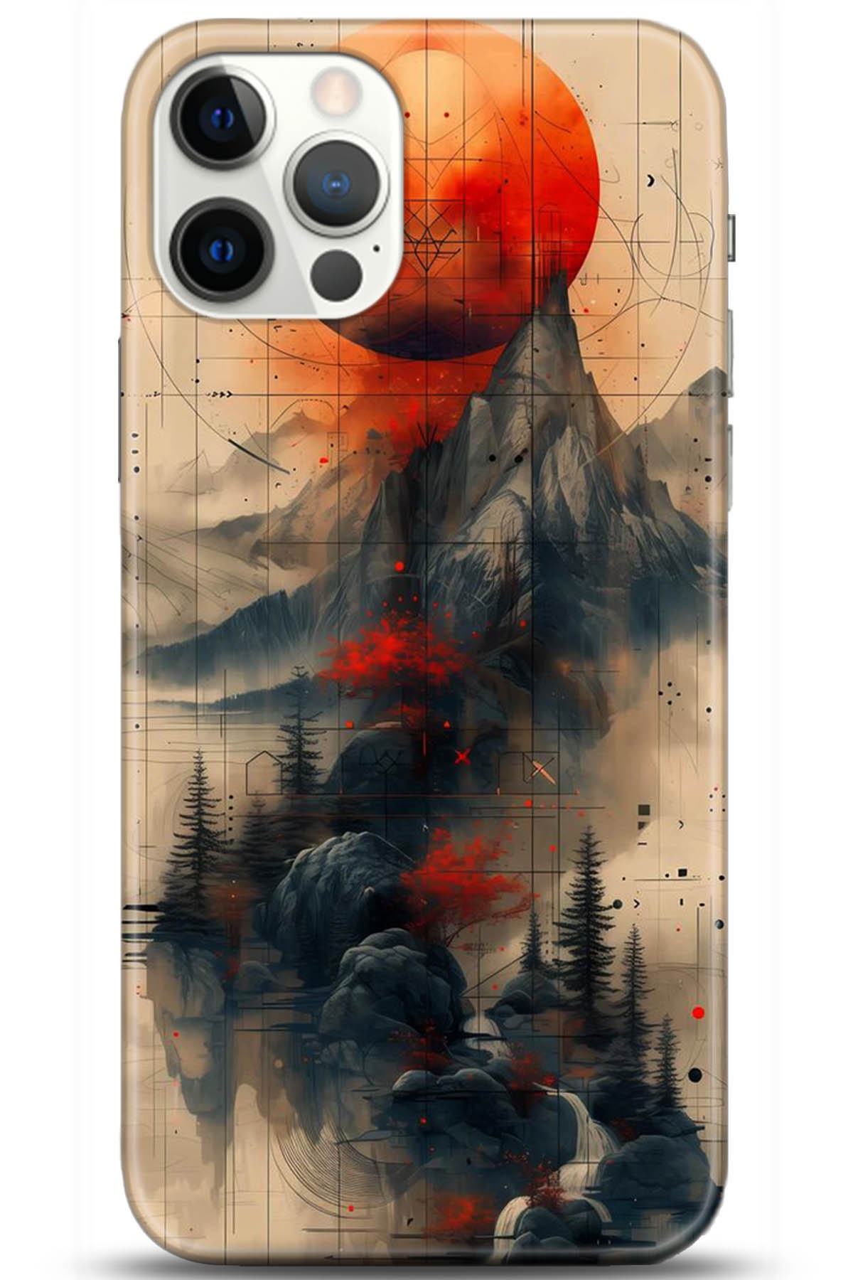 Apple iPhone 12 Pro 6.1inç Kılıf HD Baskılı Kılıf - Followed Institution 5244