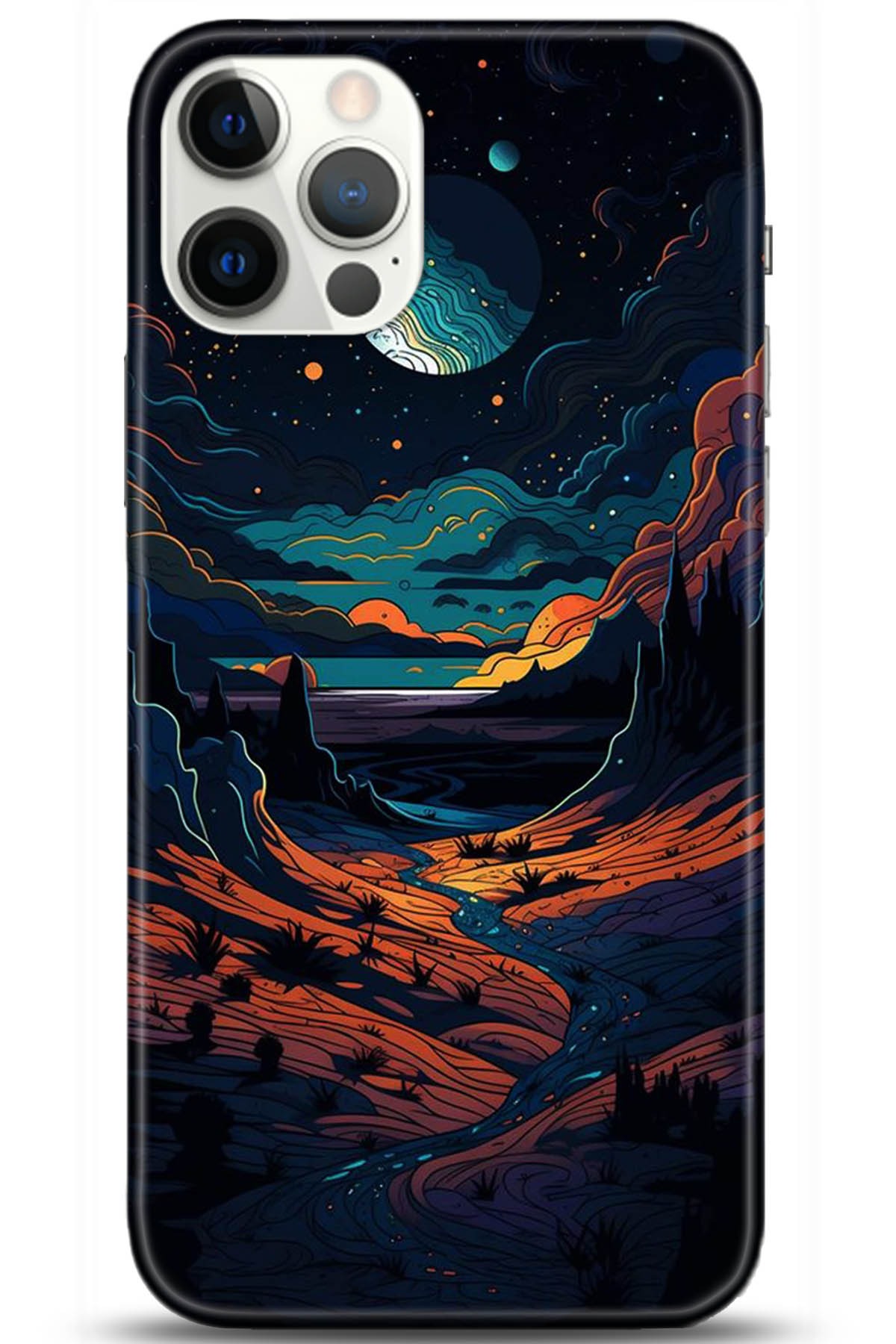 Apple iPhone 12 Pro 6.1inç Kılıf HD Baskılı Kılıf - Followed Institution 5275