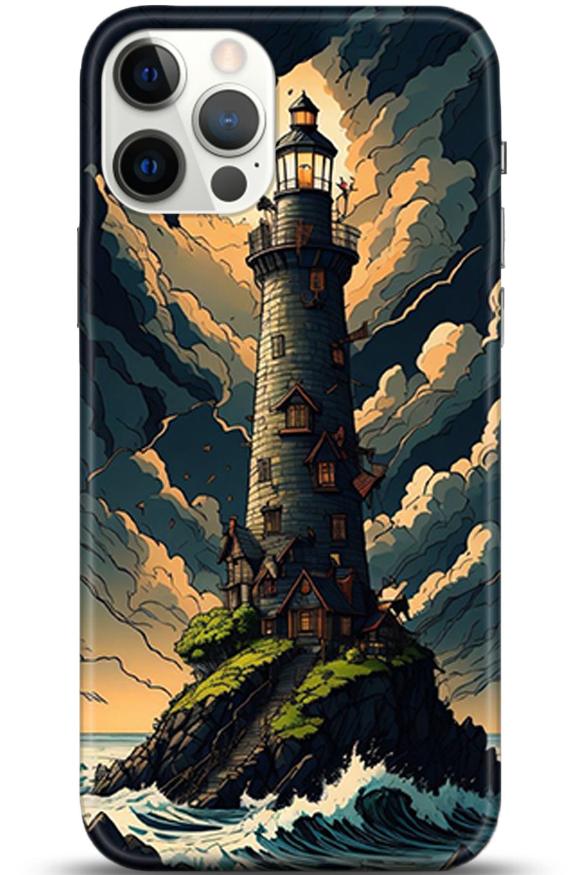 Apple iPhone 12 Pro 6.1inç Kılıf HD Baskılı Kılıf - Followed Institution 5363