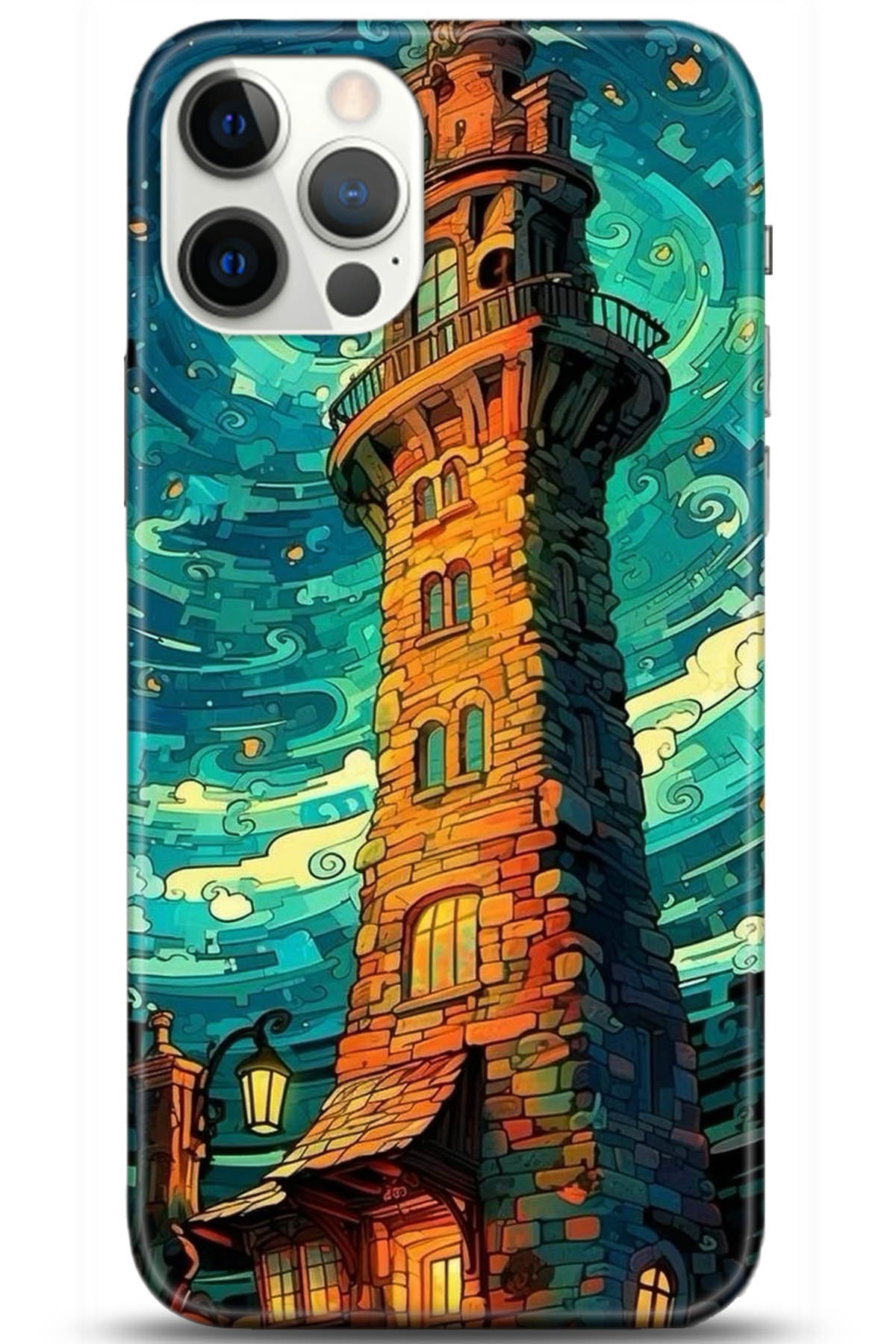 Apple iPhone 12 Pro 6.1inç Uyumlu Kılıf HD Baskılı Kılıf - Followed Institution 5233