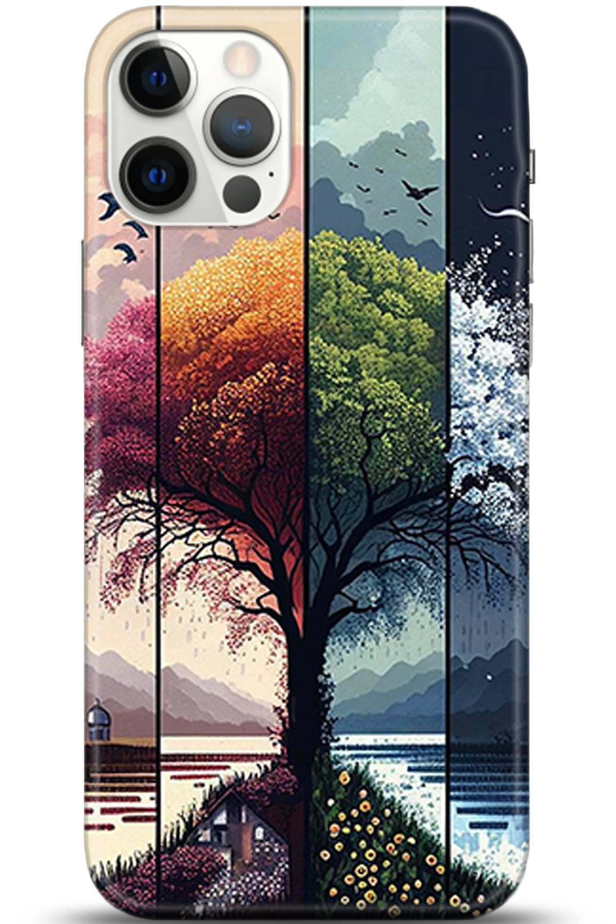 Apple iPhone 12 Pro 6.1inç Uyumlu Kılıf HD Baskılı Kılıf - Followed Institution 5369