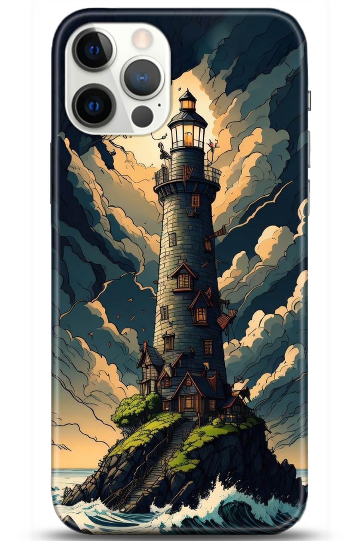 Apple iPhone 12 Pro Max 6.7inç Kılıf HD Baskılı Kılıf - Followed Institution 5236