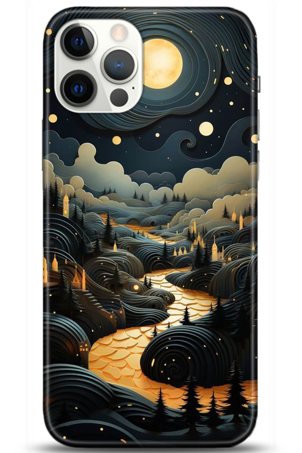 Apple iPhone 12 Pro Max 6.7inç Kılıf HD Baskılı Kılıf - Followed Institution 5268