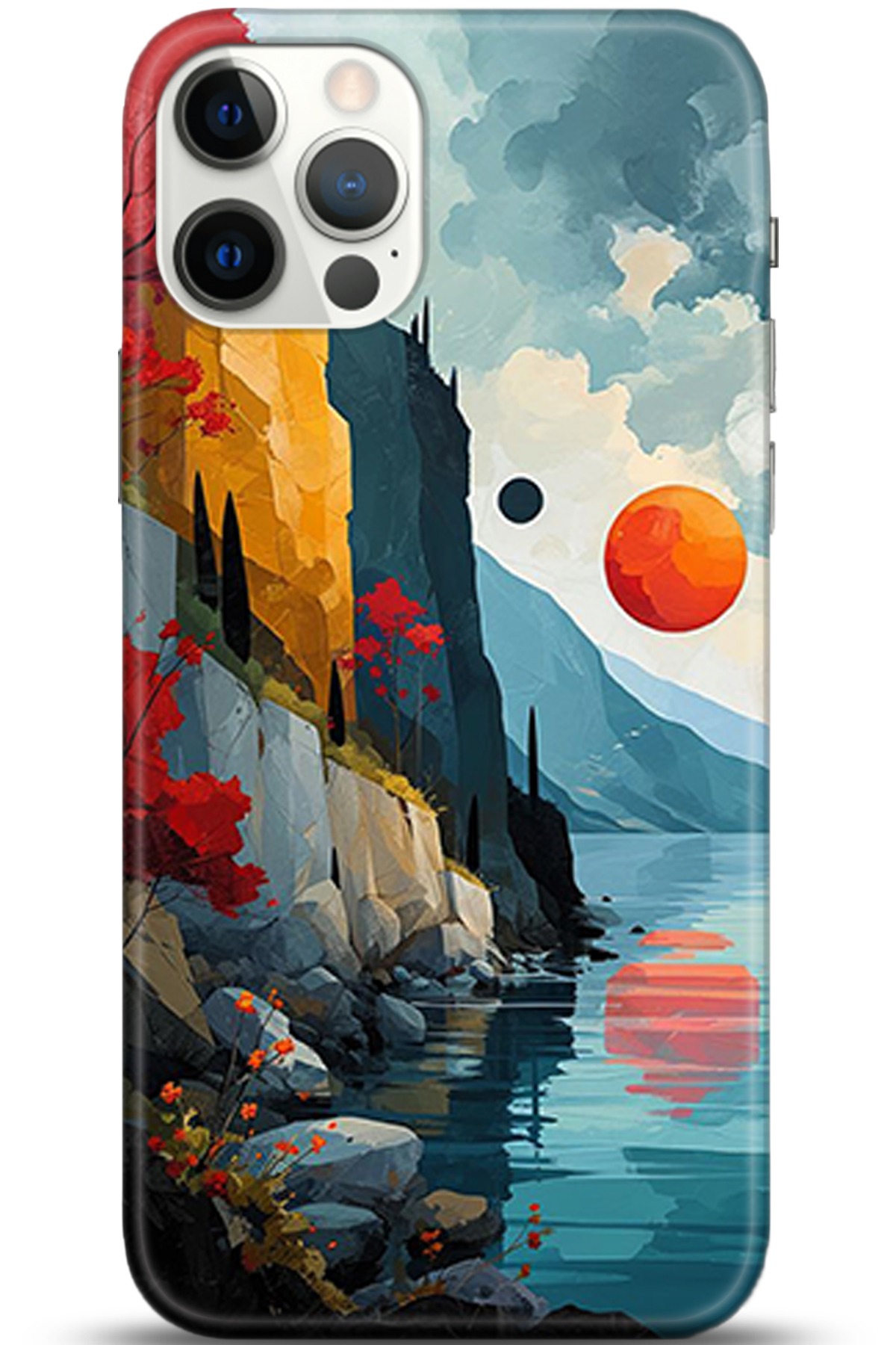 Apple iPhone 12 Pro Max 6.7inç Kılıf HD Baskılı Kılıf - Followed Institution 5368