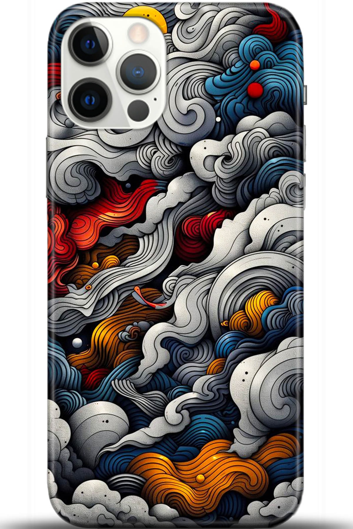 Apple iPhone 12 Pro Max 6.7inç Kılıf HD Baskılı Kılıf - Followed Institution 5436