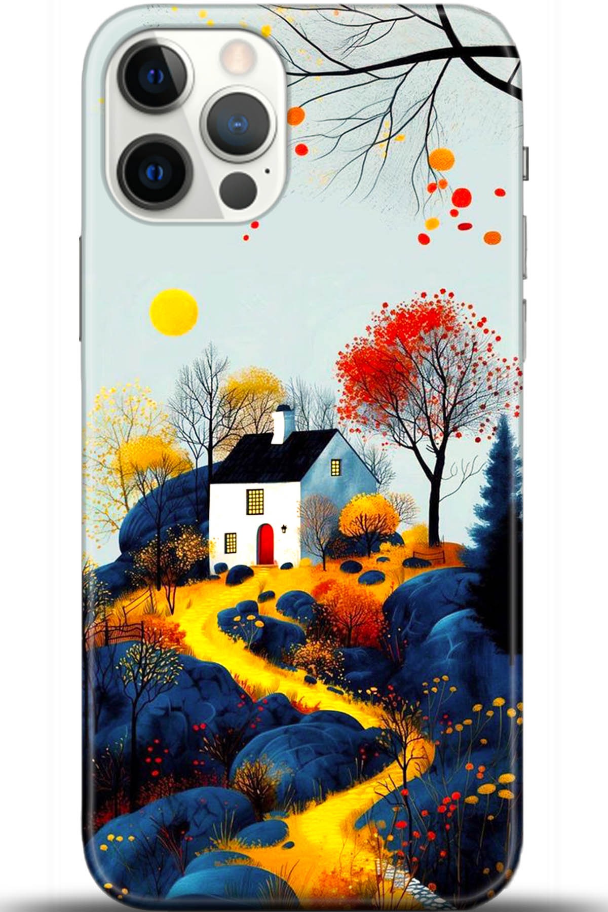 Apple iPhone 12 Pro Max 6.7inç Kılıf HD Baskılı Kılıf - Followed Institution 5569