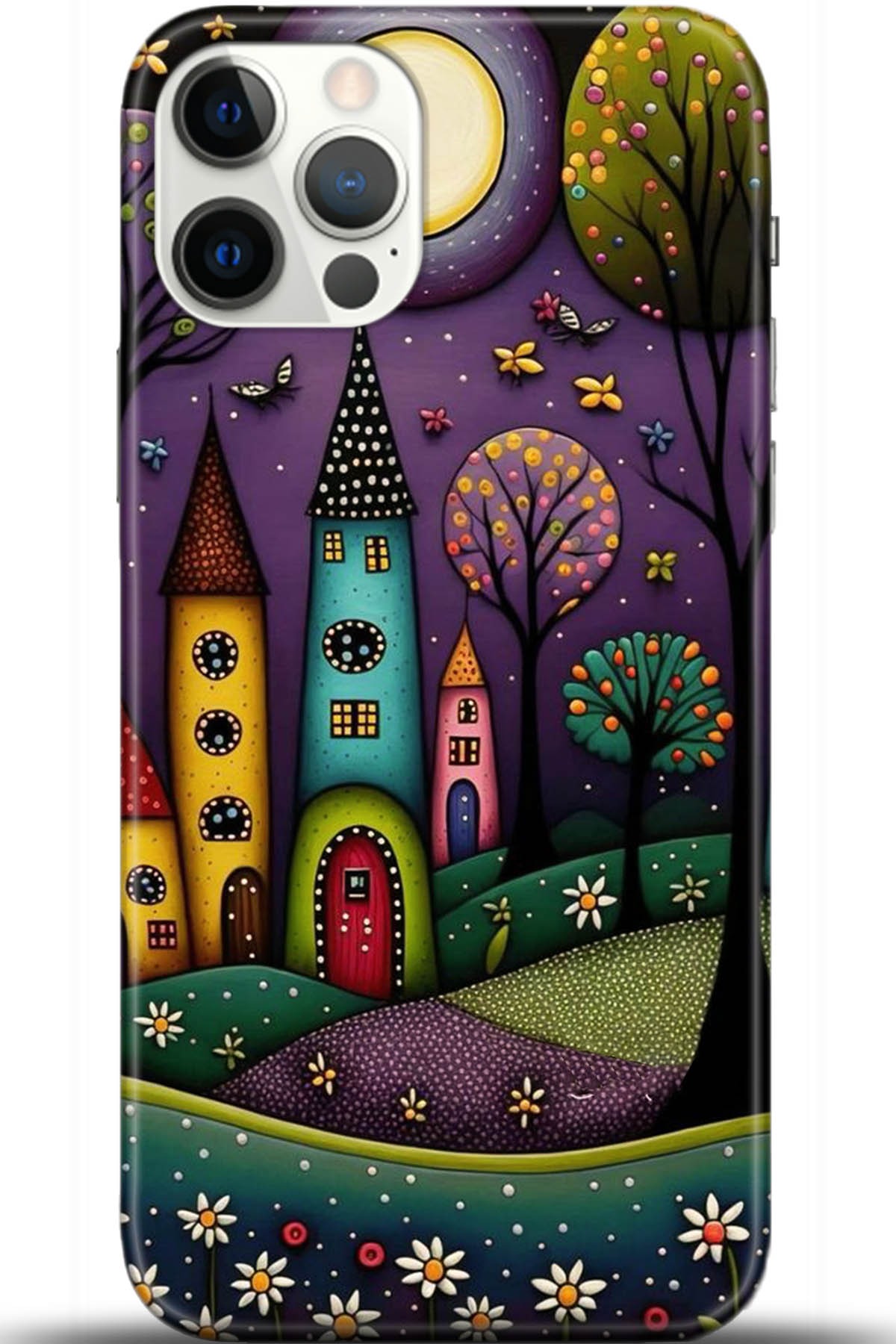 Apple iPhone 12 Pro Max 6.7inç Kılıf HD Baskılı Kılıf - Followed Institution 5704