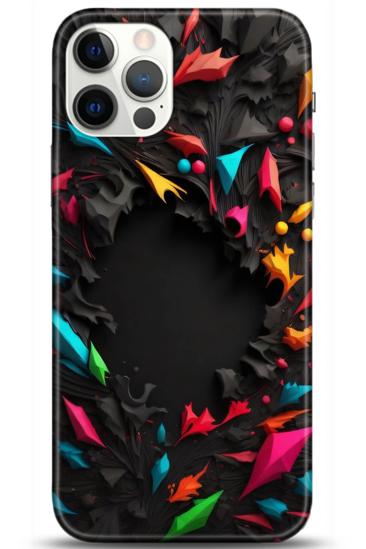 Apple iPhone 12 Pro Max 6.7inç Uyumlu Kılıf HD Baskılı Kılıf - Followed Institution 5253