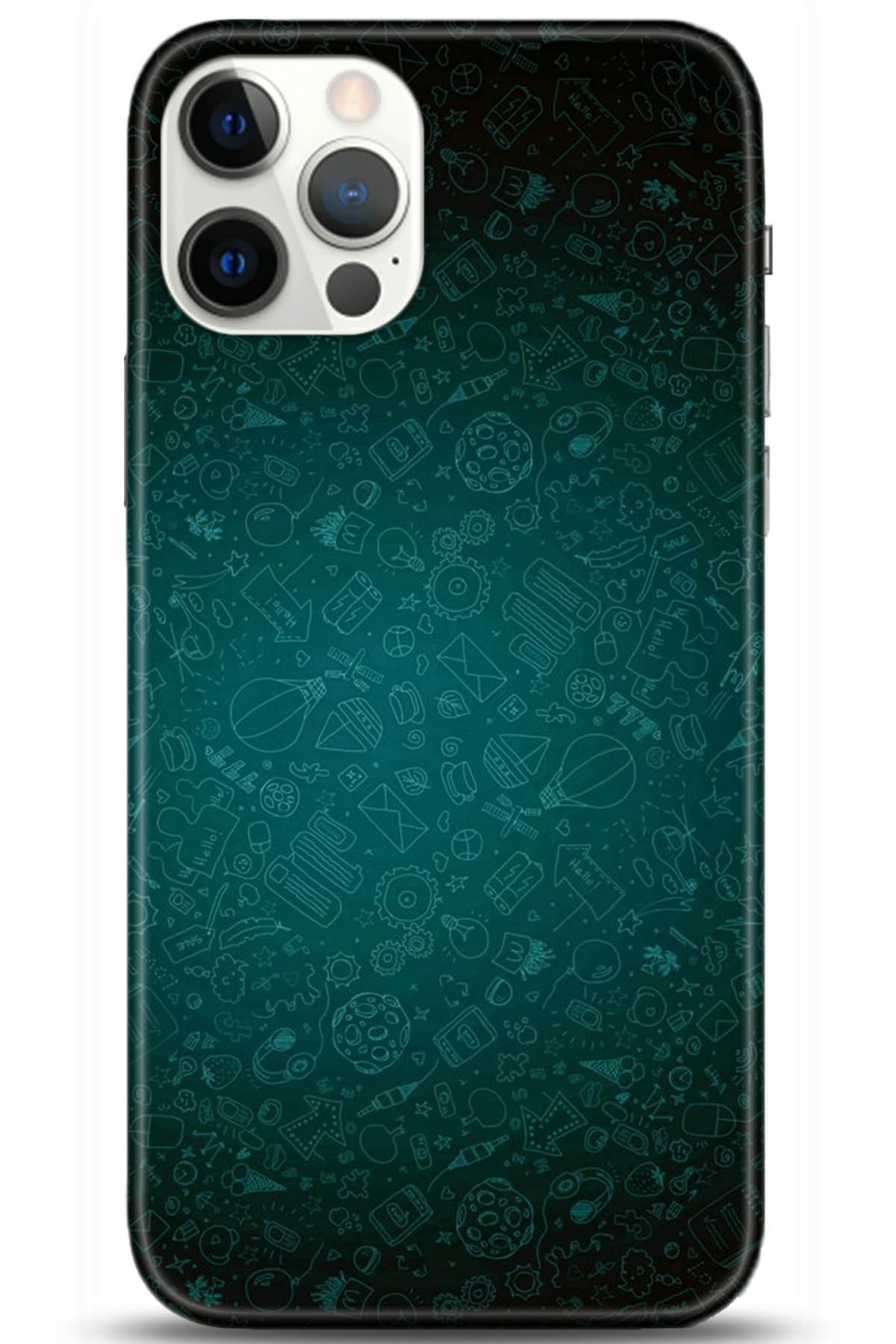 Apple iPhone 12 Pro Max 6.7inç Uyumlu Kılıf HD Baskılı Kılıf - Followed Institution 5255