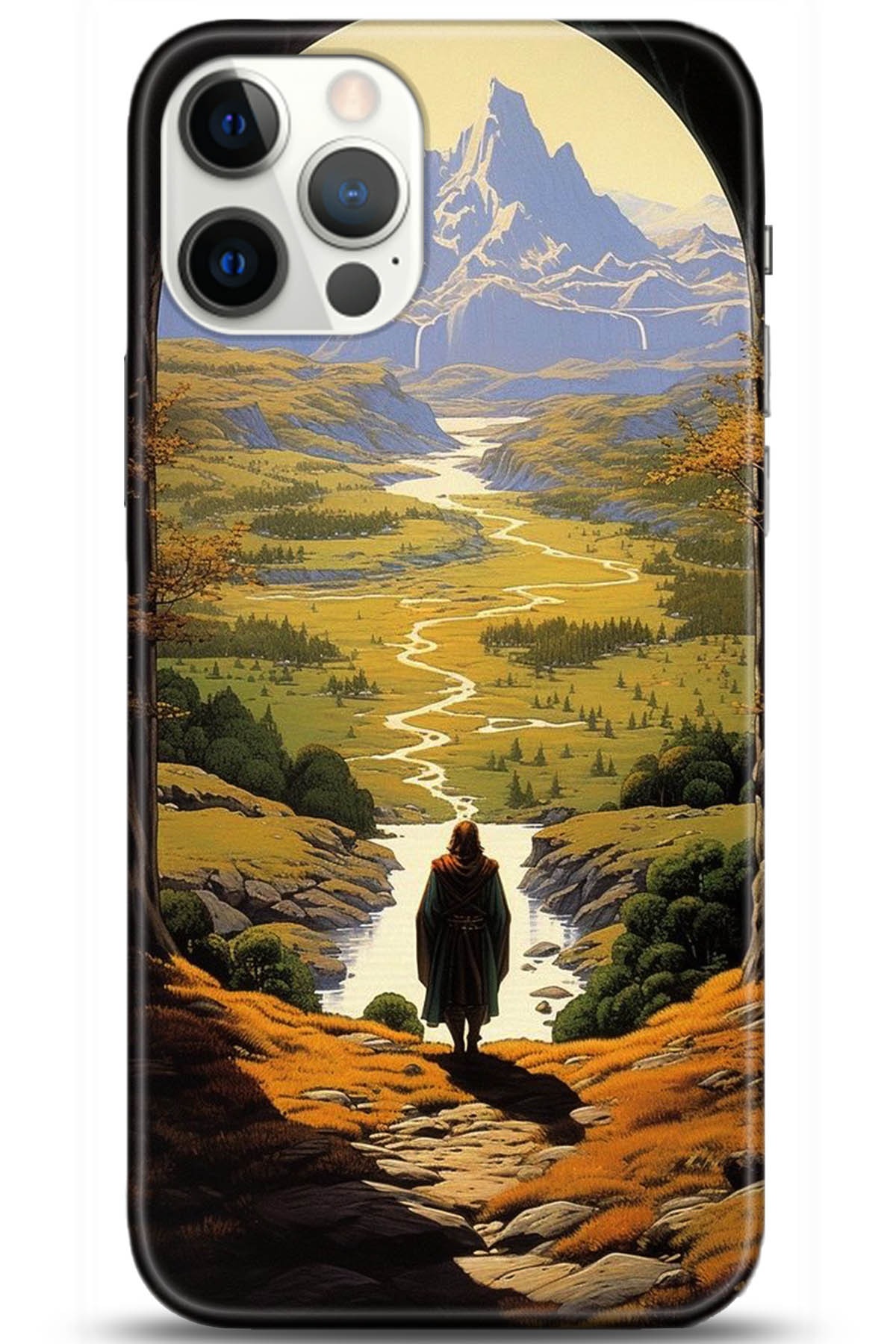 Apple iPhone 12 Pro Max 6.7inç Uyumlu Kılıf HD Baskılı Kılıf - Followed Institution 5263