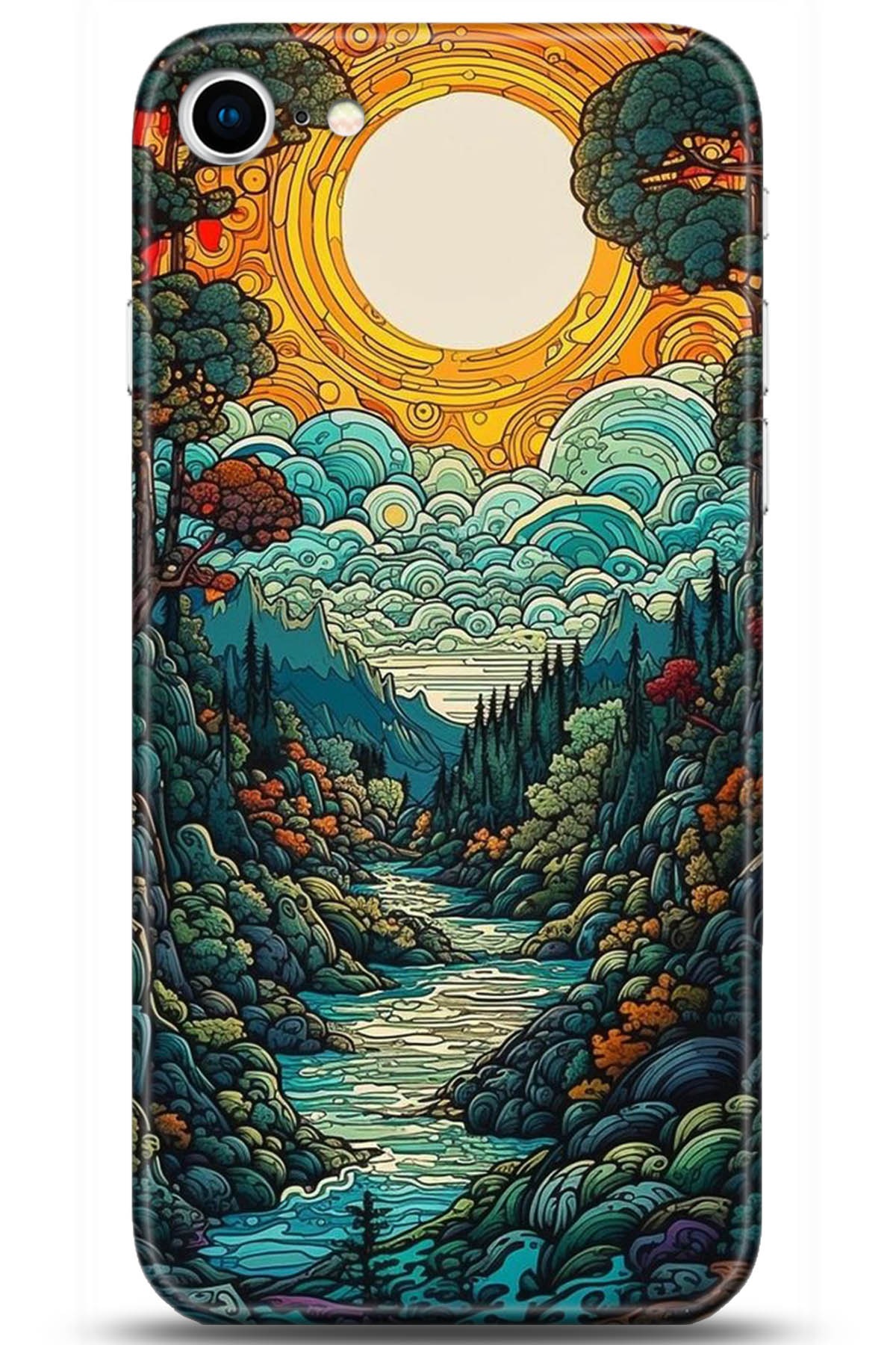 Apple iPhone SE 2 (2020) Uyumlu Kılıf HD Baskılı Kılıf - Followed Institution 5198