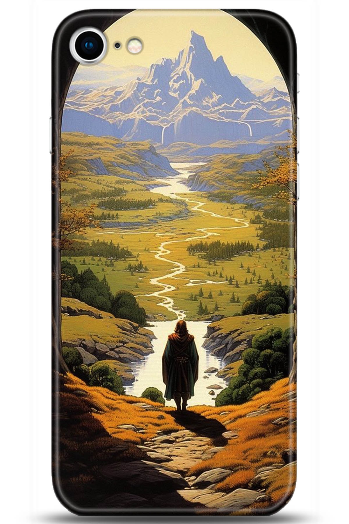 Apple iPhone SE 2 (2020) Uyumlu Kılıf HD Baskılı Kılıf - Followed Institution 5263