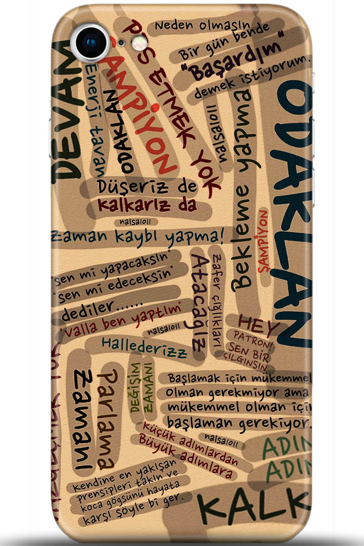 Apple iPhone SE 2 (2020) Uyumlu Kılıf HD Baskılı Kılıf - Followed Institution 5586