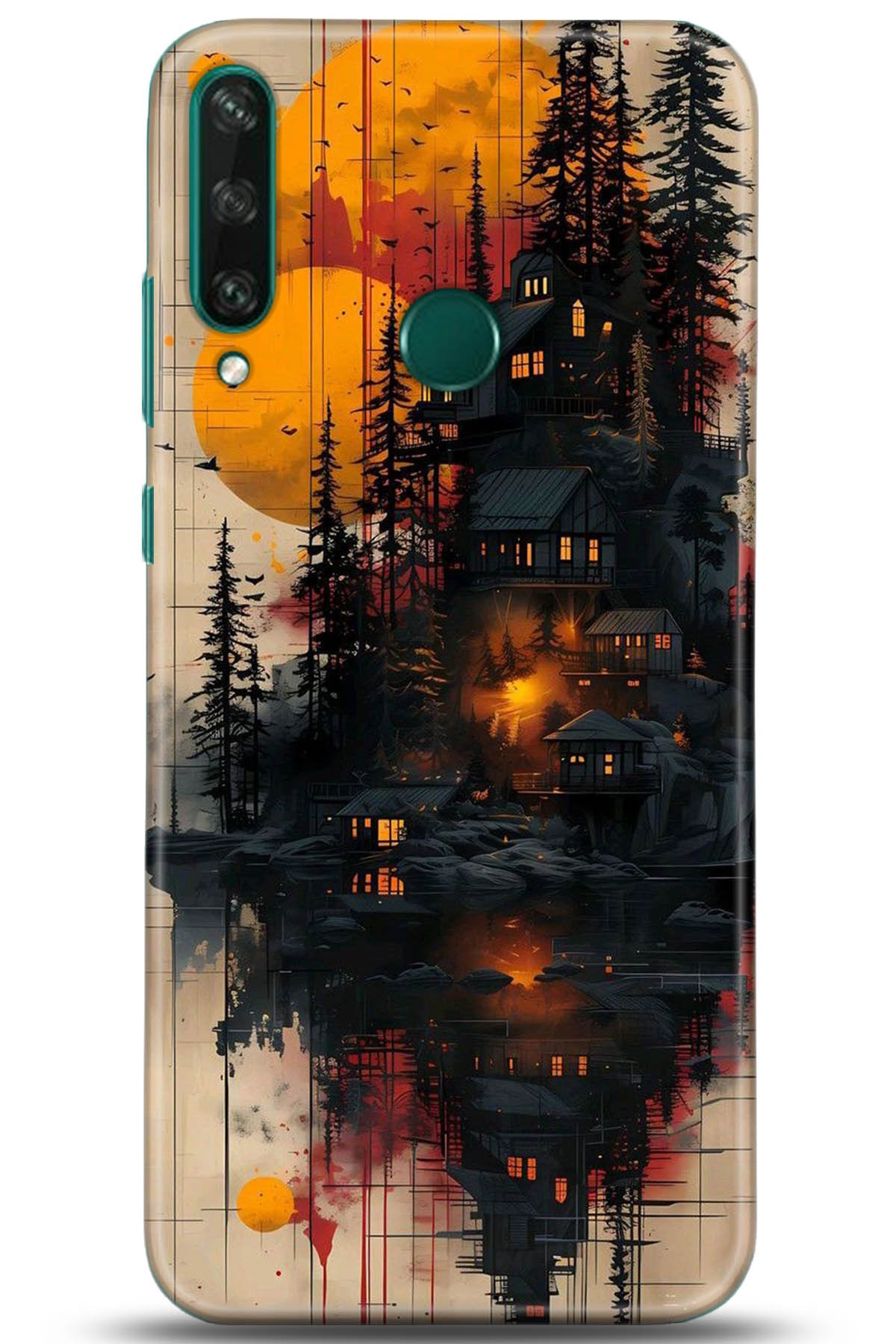 Huawei Y6P Uyumlu Kılıf HD Baskılı Kılıf - Followed Institution 5292