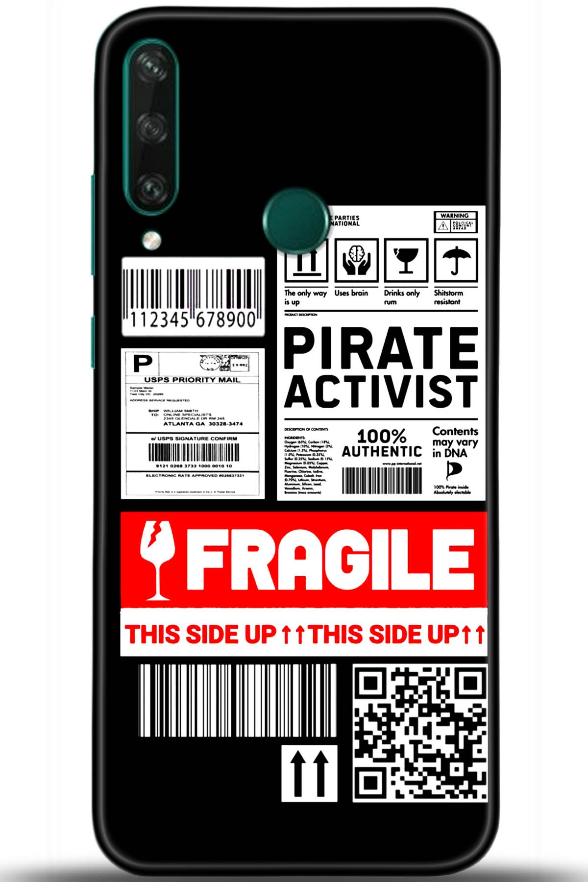 Huawei Y6P Uyumlu Kılıf HD Baskılı Kılıf - Followed Institution 5447