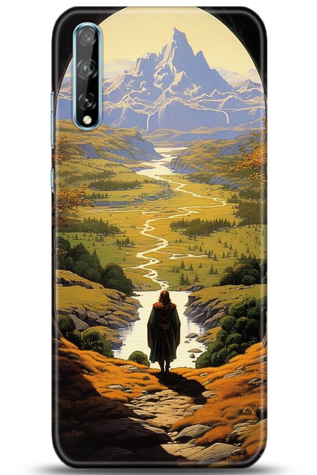 Huawei Y8P Uyumlu Kılıf HD Baskılı Kılıf - Followed Institution 5263