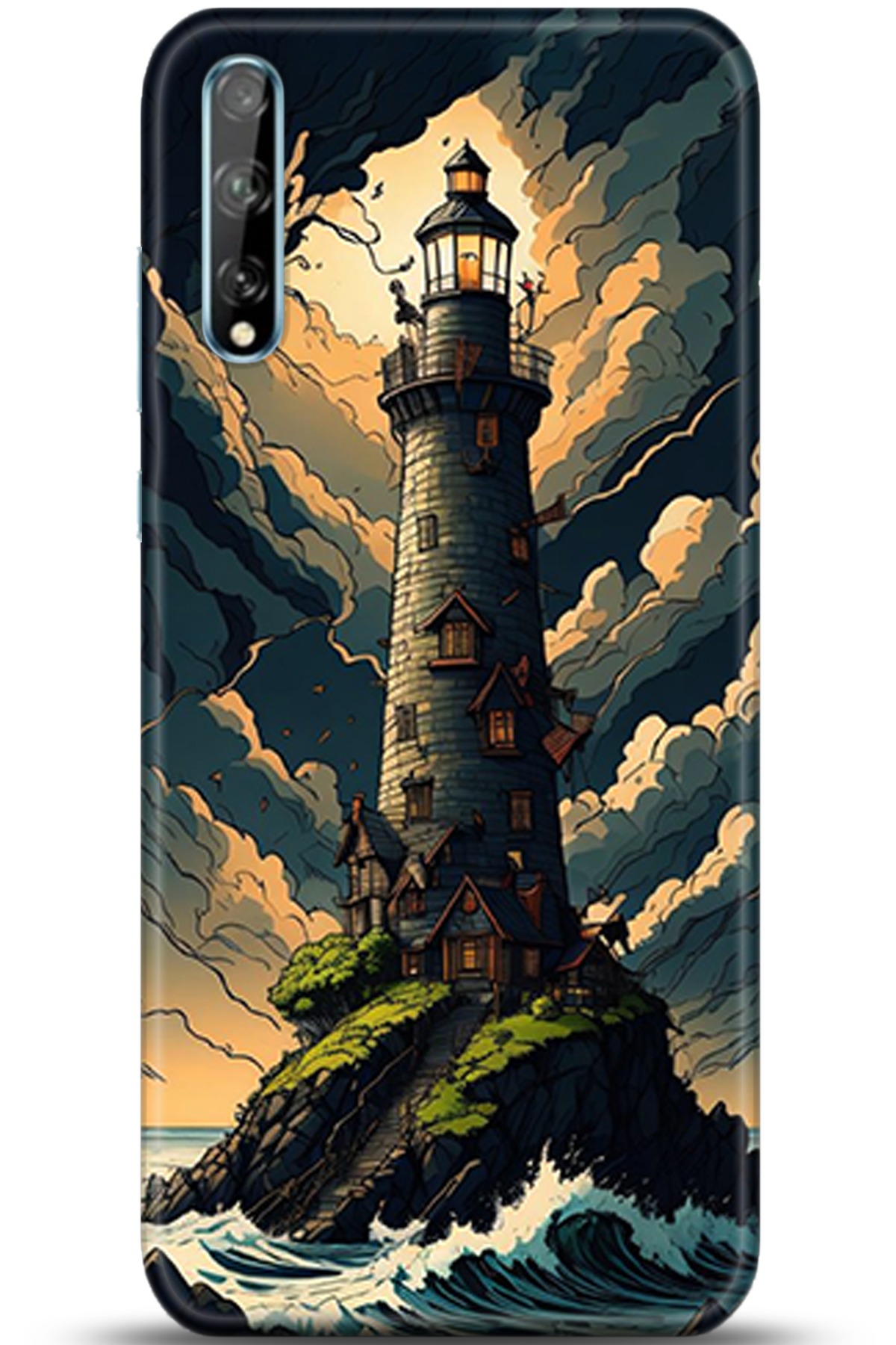 Huawei Y8P Uyumlu Kılıf HD Baskılı Kılıf - Followed Institution 5363