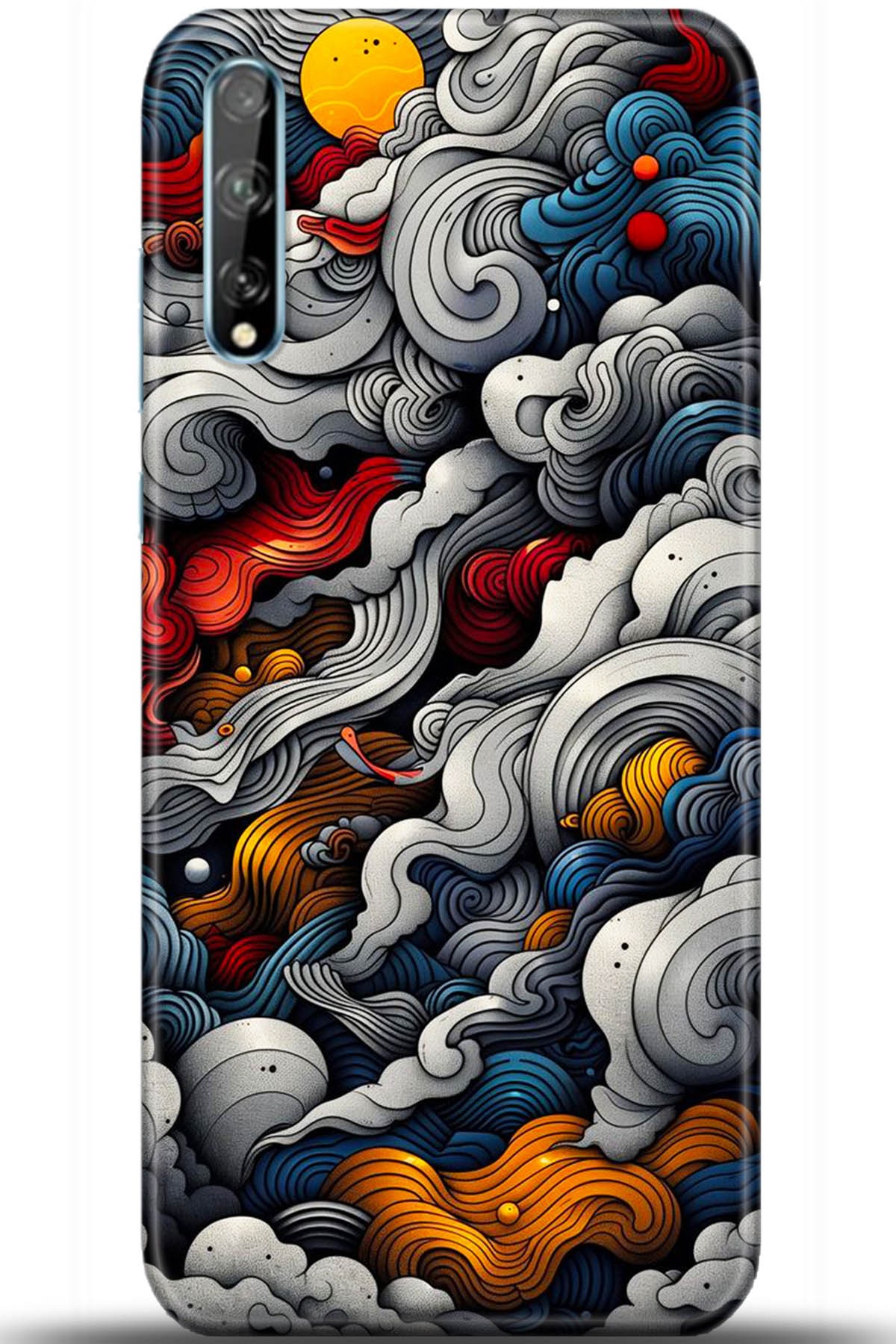 Huawei Y8P Uyumlu Kılıf HD Baskılı Kılıf - Followed Institution 5436