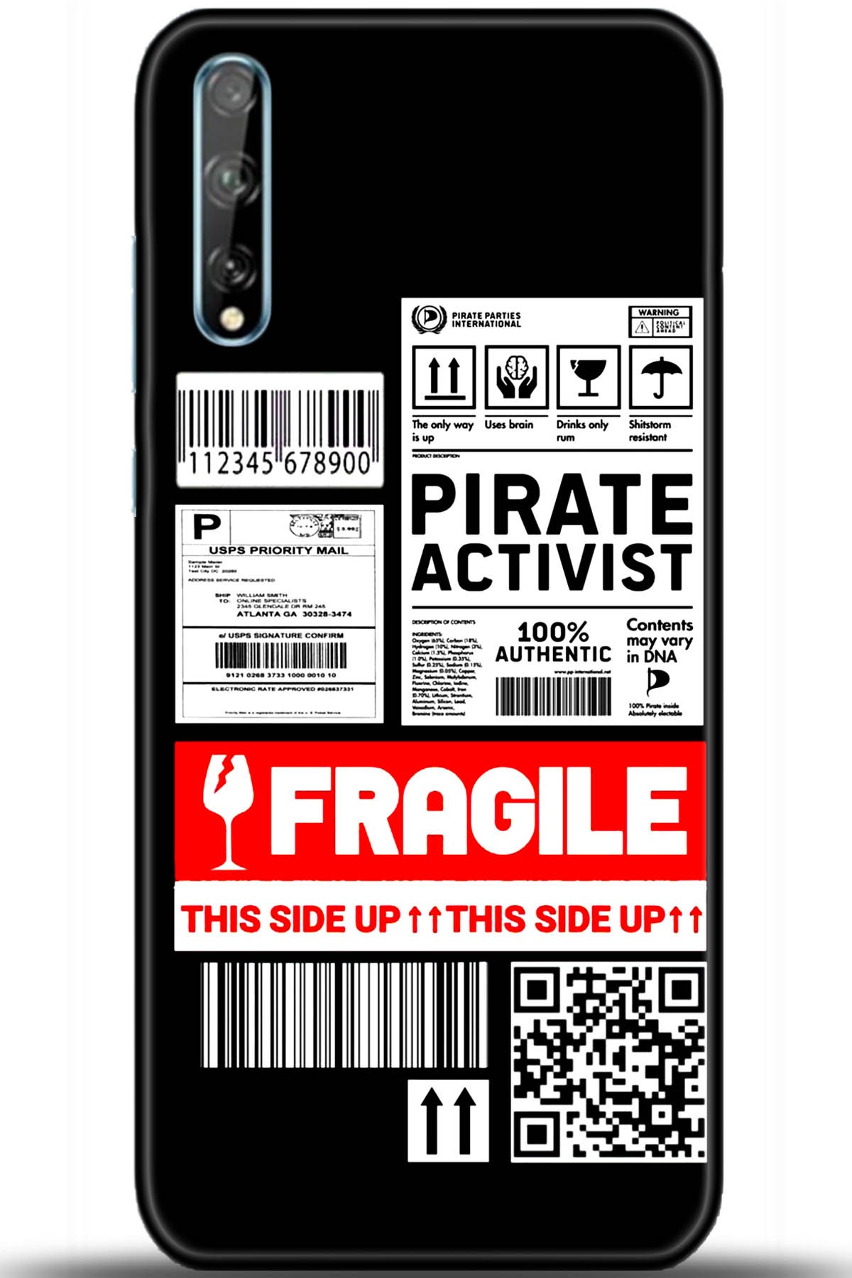 Huawei Y8P Uyumlu Kılıf HD Baskılı Kılıf - Followed Institution 5447